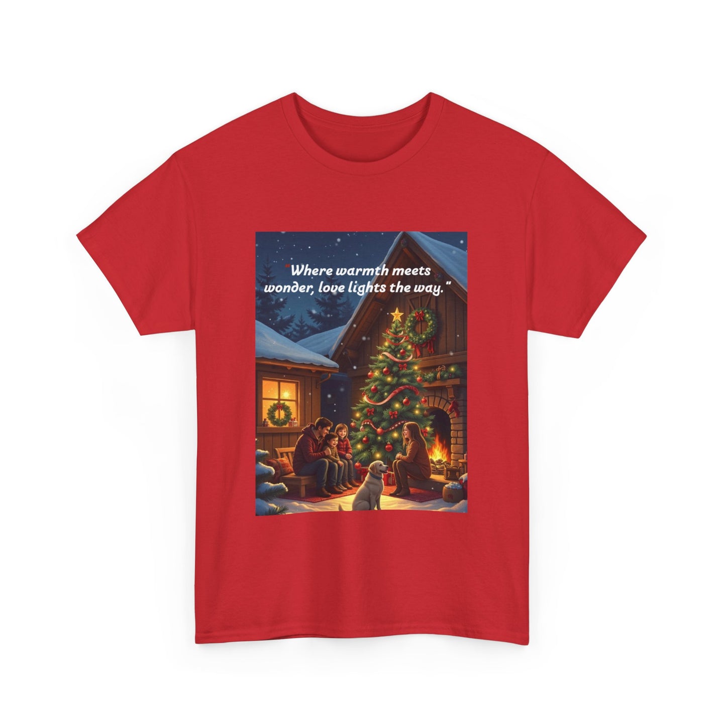 Cozy Holiday Tee: Where Warmth Meets Wonder, Perfect for Christmas, Gift, Unisex Cotton Shirt, Winter Apparel, Festive Wear
