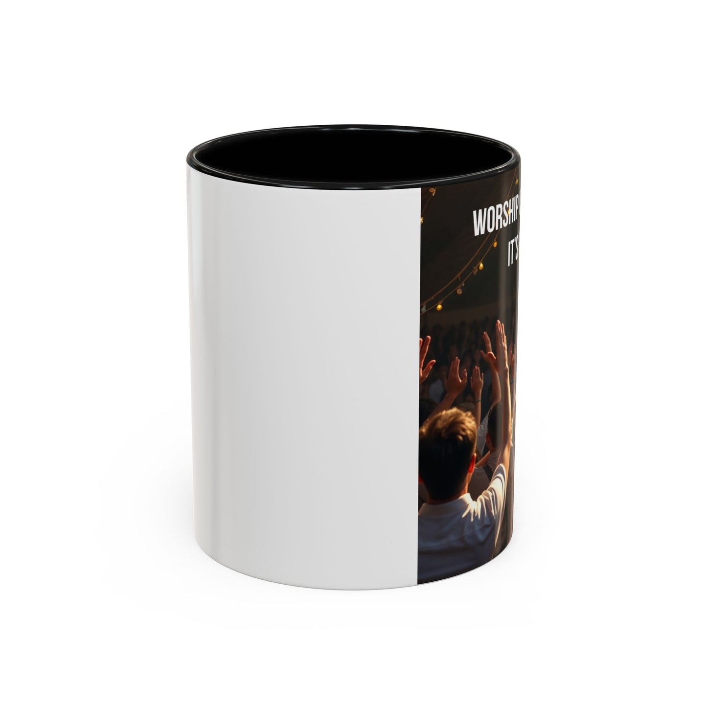 Worship Isn't What I Do — Accent Coffee Mug (11/15oz)