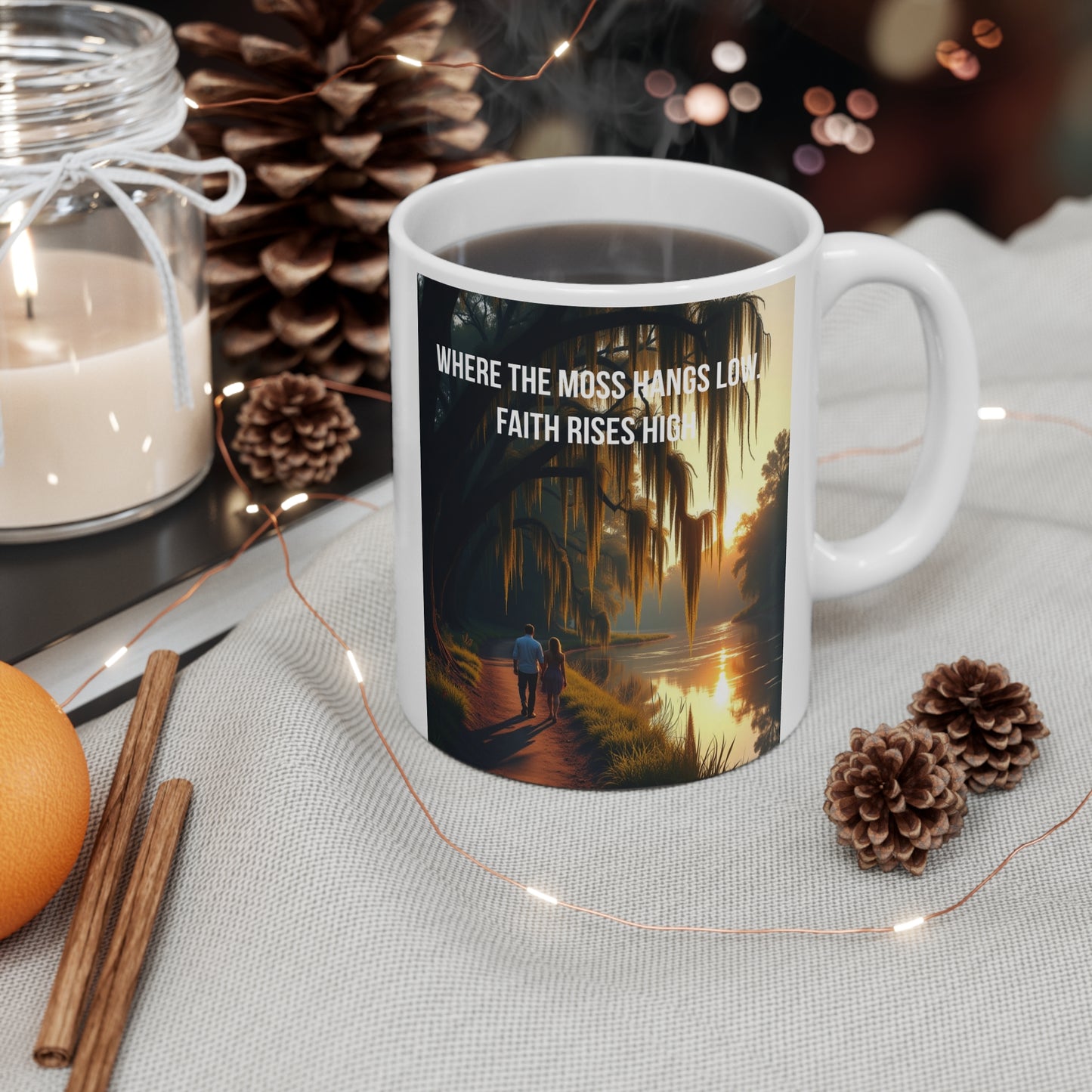 Mystic Forest Coffee Mug - "Where Dreams Begin" Ceramic 11oz & 15oz