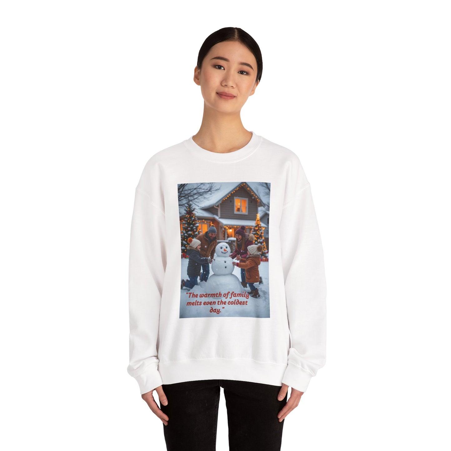 Cozy Family Holiday Sweatshirt, Winter Outfit, Christmas Gift, Family Gatherings, Cold Weather Comfort