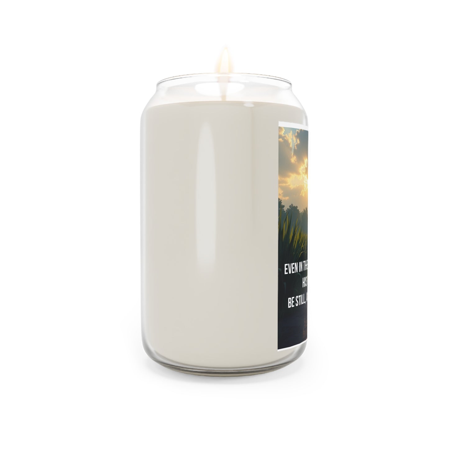 Inspirational Psalm 46:10 Soy Candle — Bayou Scentsed 13.75oz