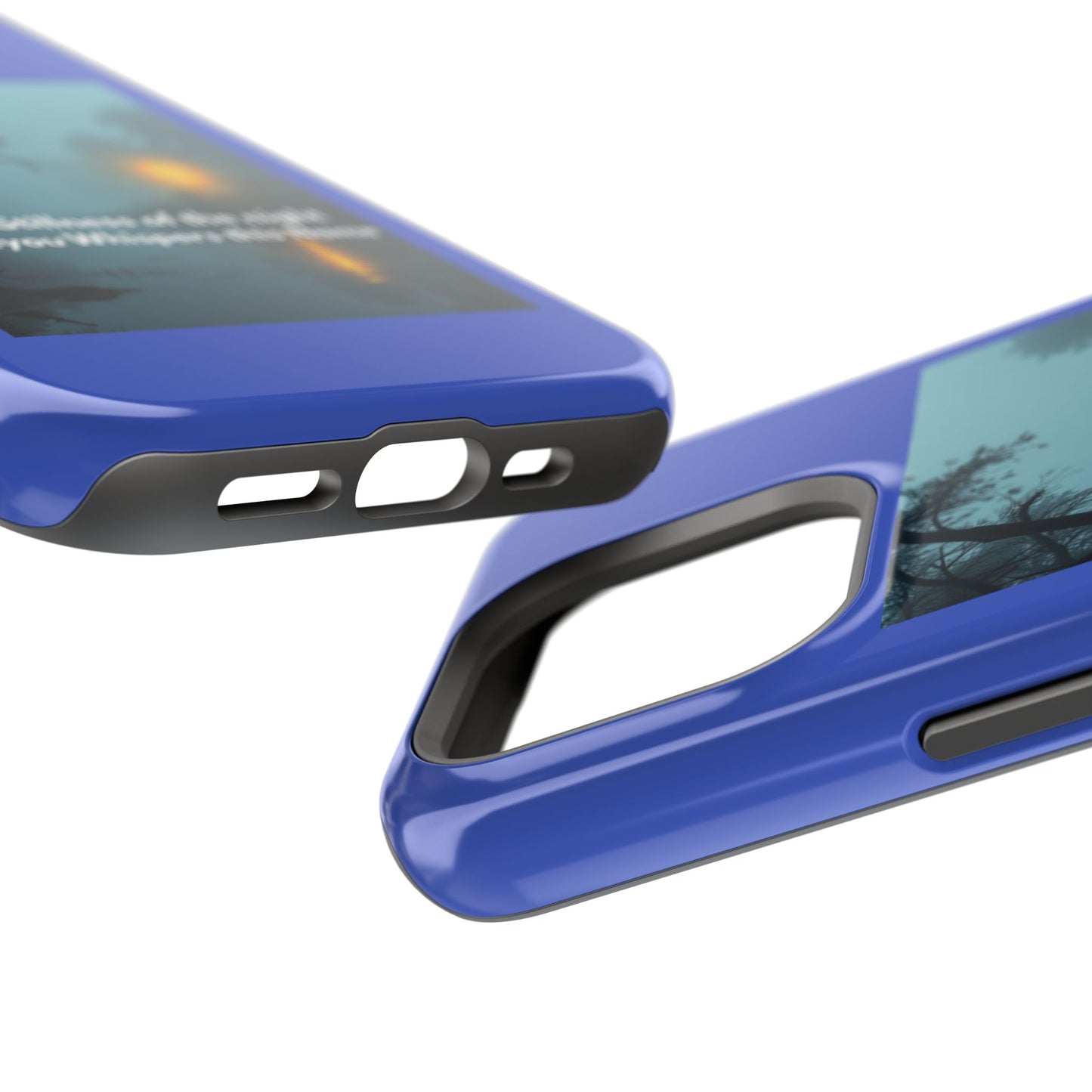 Magnetic Impact-Resistant Phone Case — Bayou Night Scene with Poem
