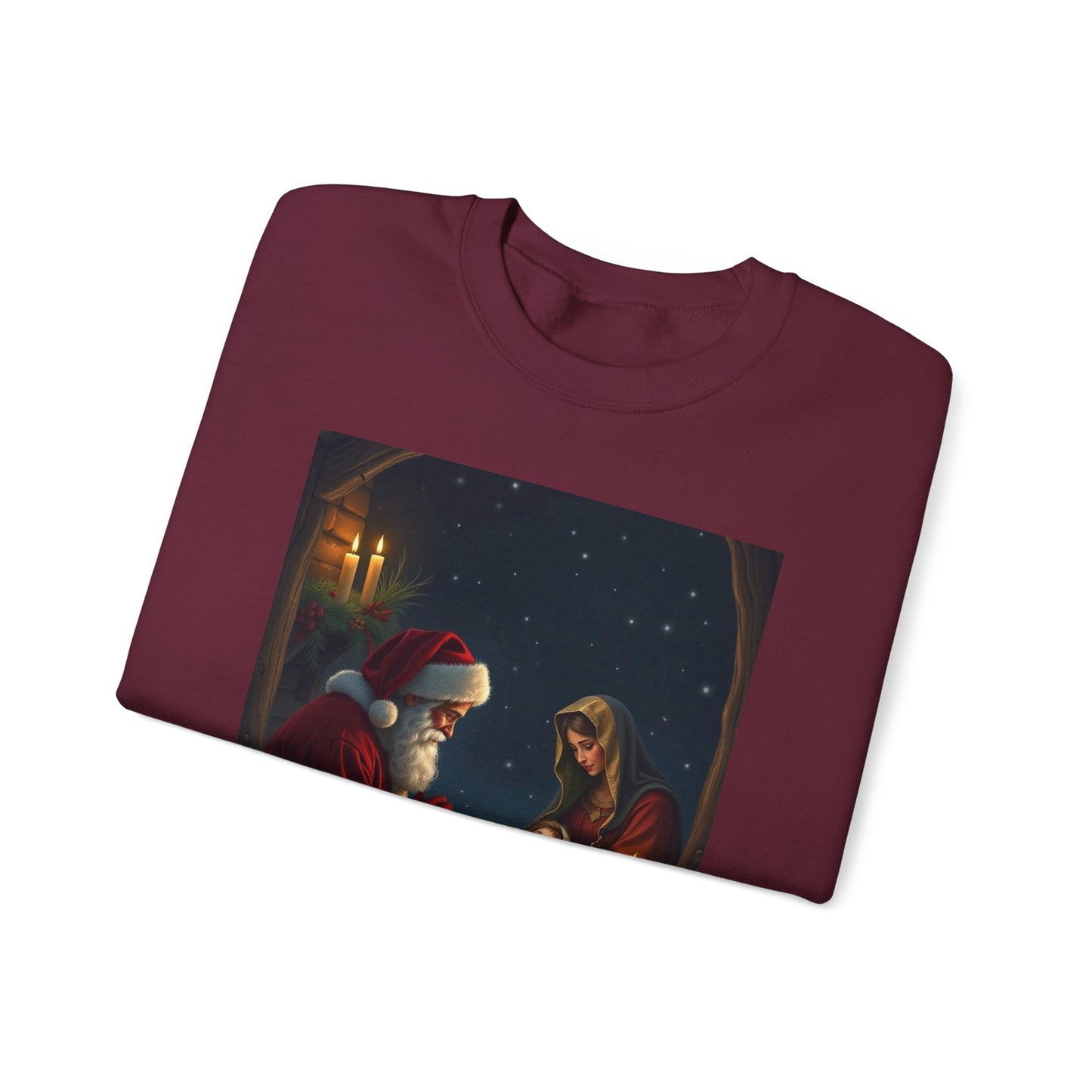 Cozy Holiday Sweatshirt with Heartwarming Quote 90