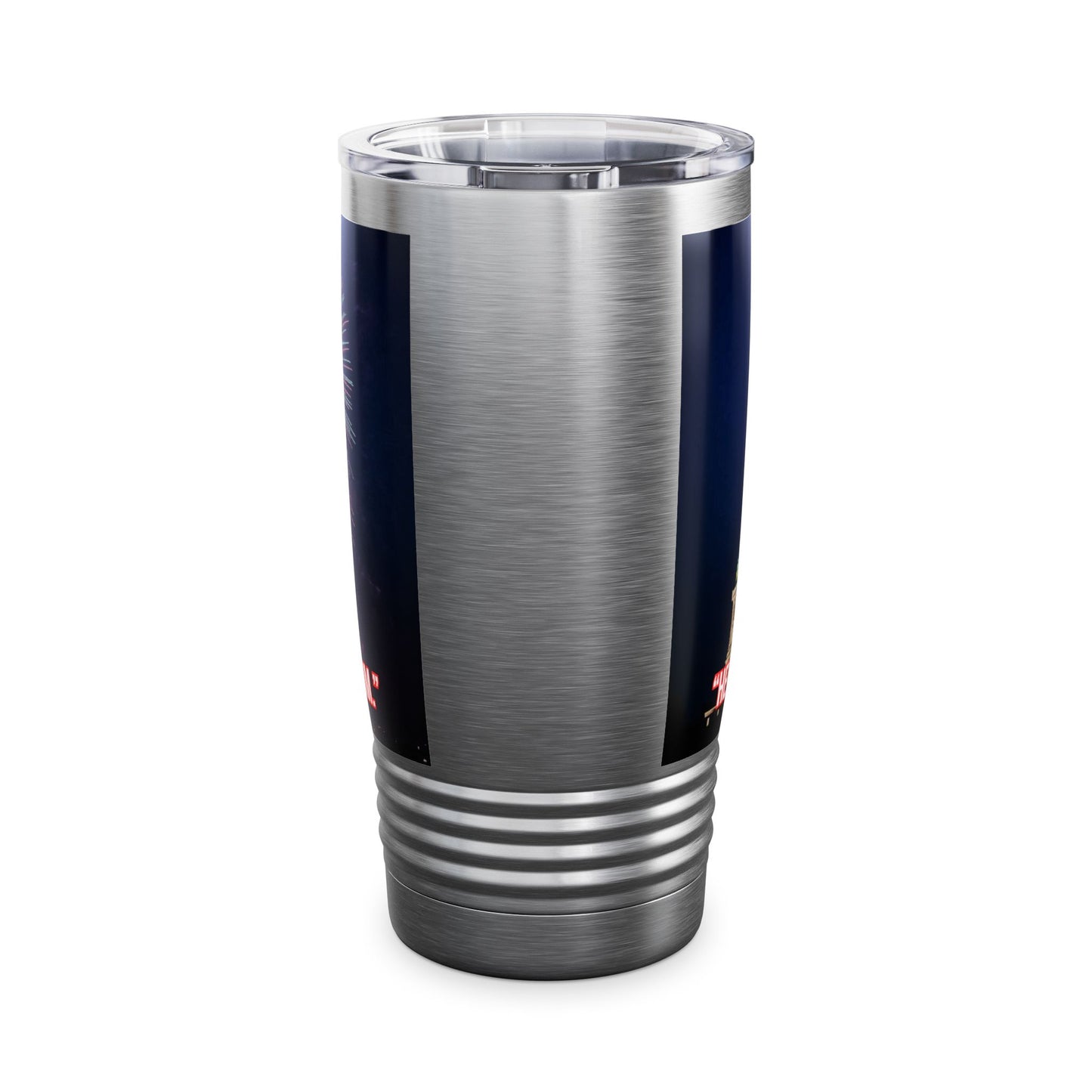 Statue of Liberty Fireworks 20oz Tumbler — "Her Torch Still Lights the Path"