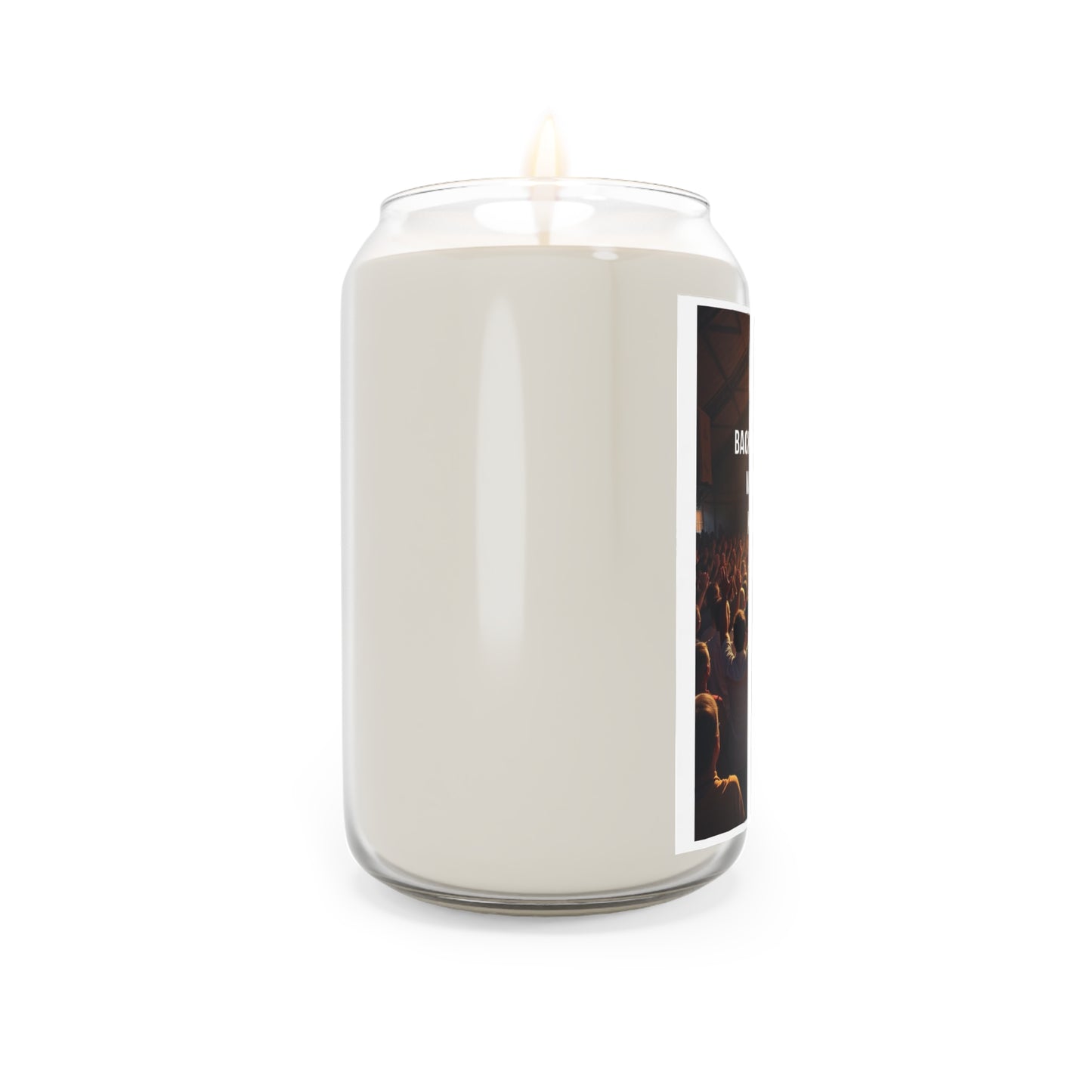 Scented Soy Candle — “Back to the Heart of Worship to the King of Kings” (13.75oz)
