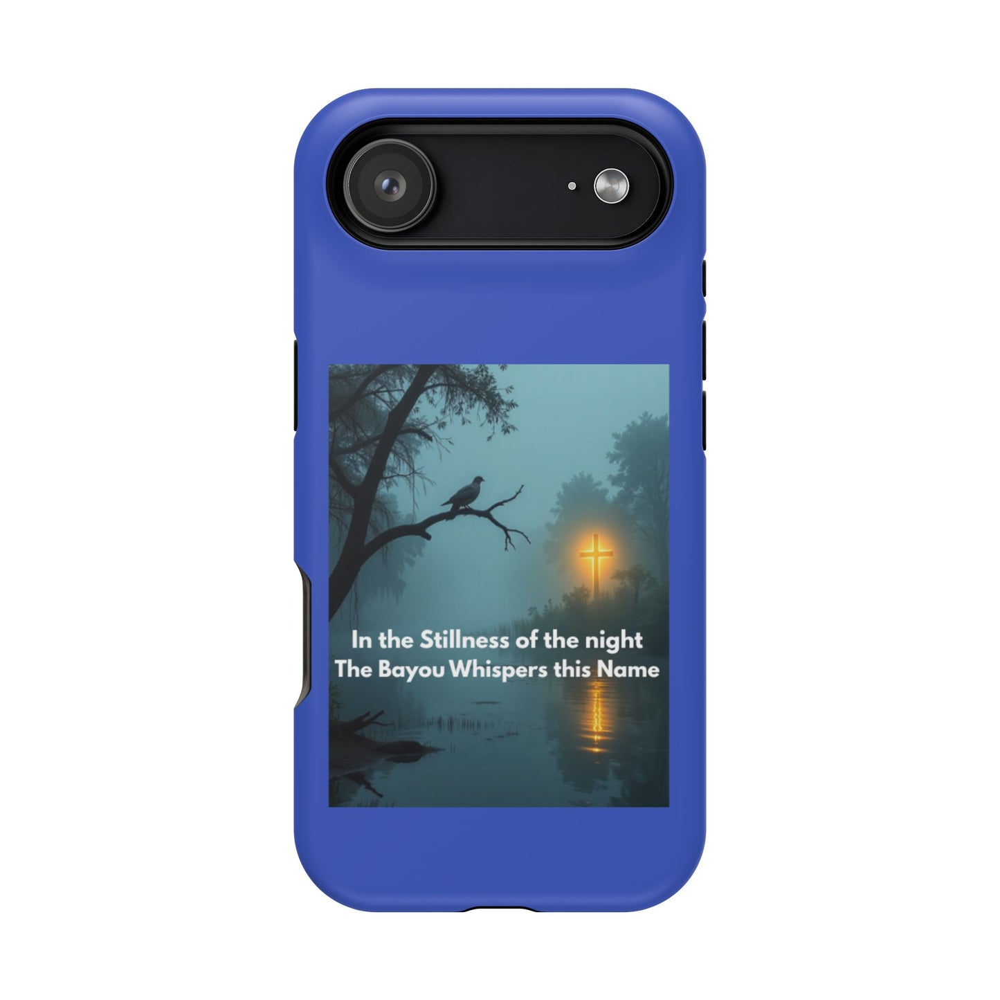 Magnetic Impact-Resistant Phone Case — Bayou Night Scene with Poem