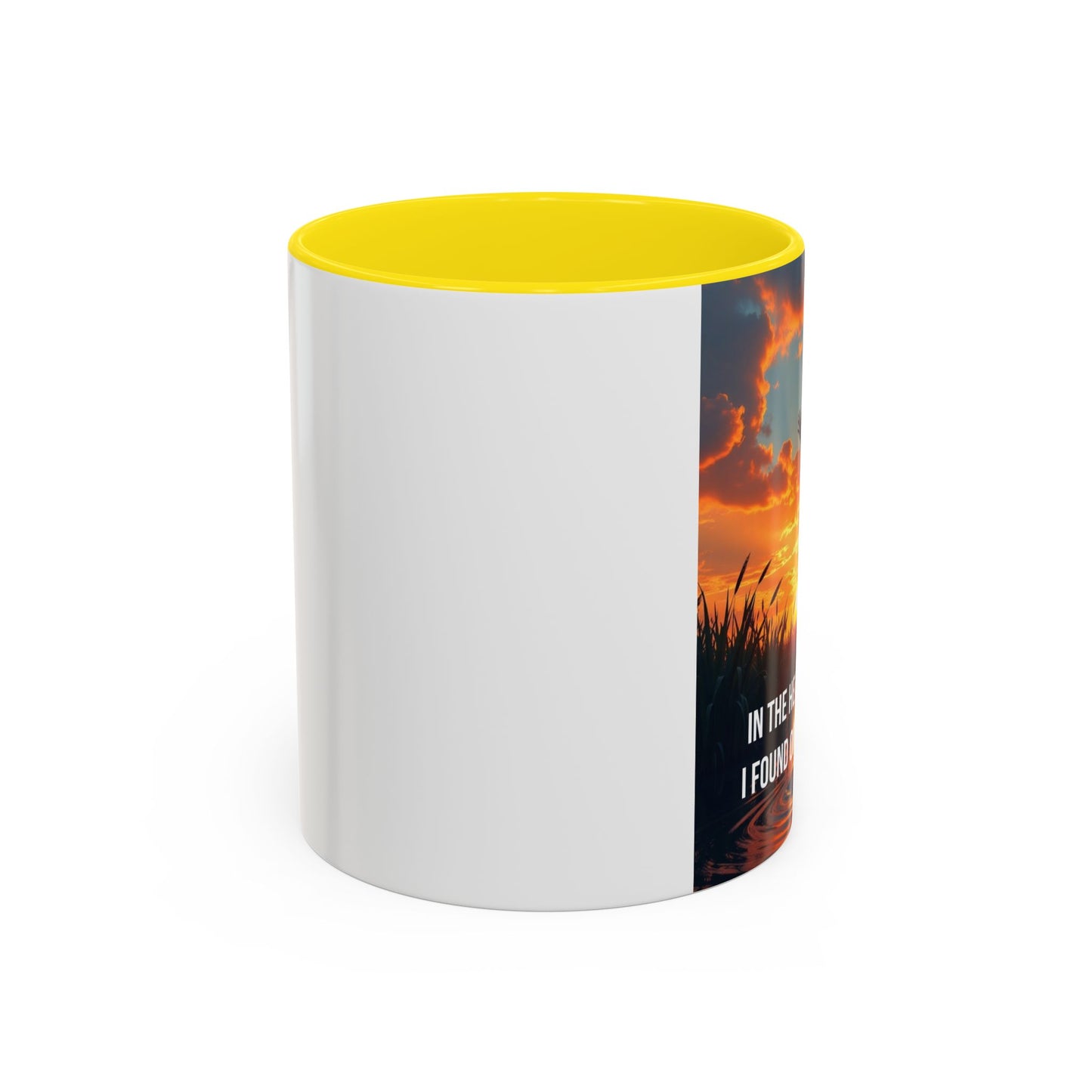Inspirational Bayou Coffee Mug — "In the Heart of the Bayou, I Found God"