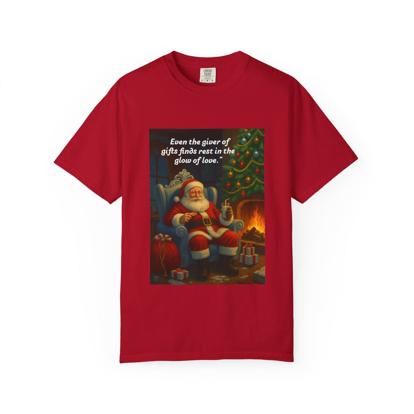Cozy Holiday T-Shirt, Christmas Gift Tee, Santa Claus Shirt, Unisex Friends Apparel, Festive Fun T-Shirt, Gift for Him/Her