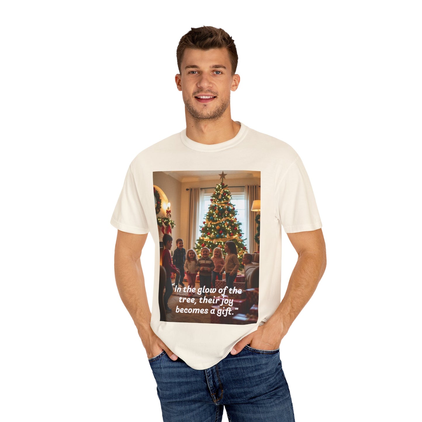 Warm Holiday Memories Unisex T-Shirt, Christmas Gift Shirt, Family Gatherings, Gift for Him/Her, Cozy Celebration Tee