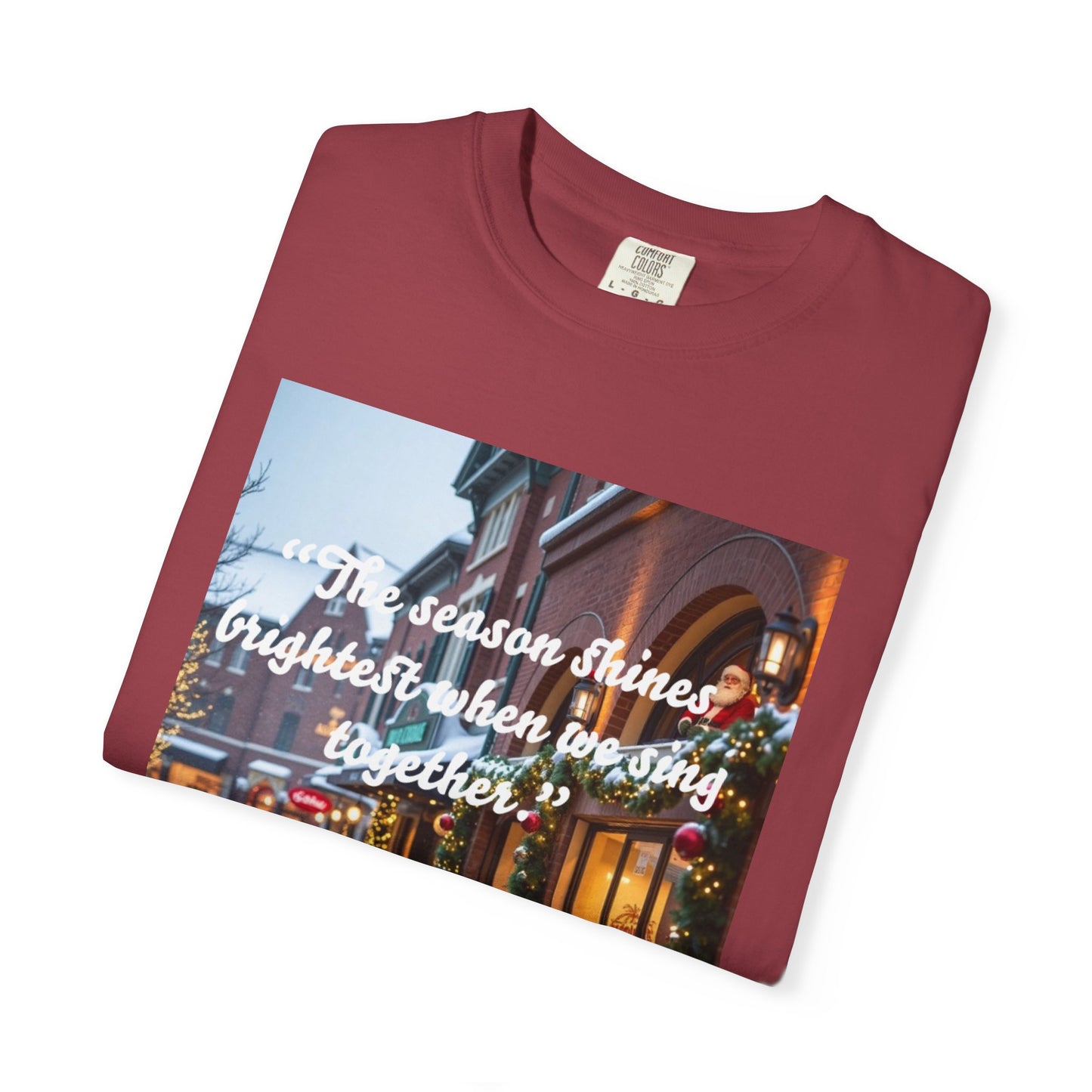 Holiday Cheer T-Shirt, Unisex Holiday Shirt, Christmas Gift, Family Gathering Shirt, Song Sing Along Tee