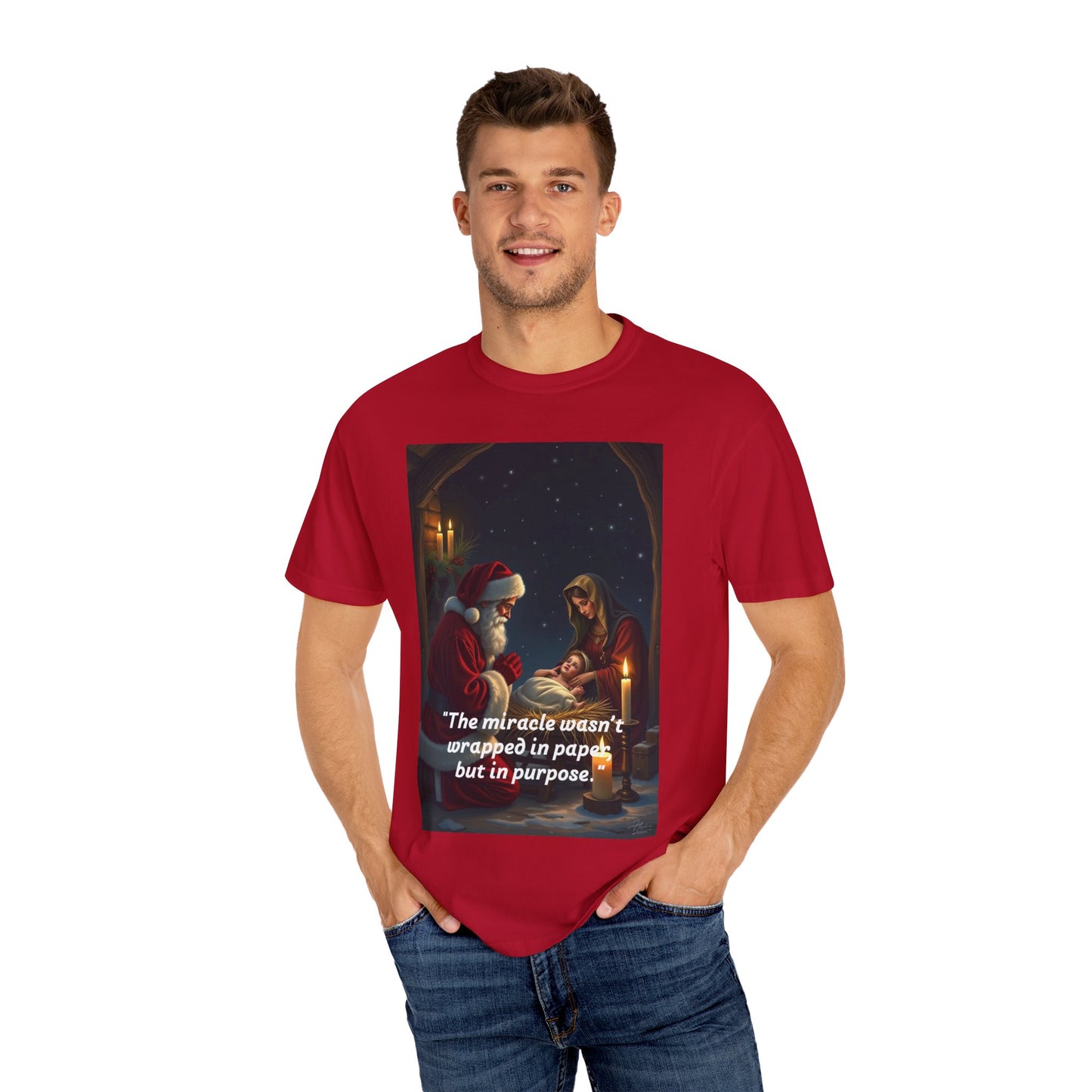 Christmas Miracle T-Shirt, Unisex Holiday Tee, Gift for Men and Women, Festive Apparel, Unique Christmas Present, Cozy and Comfortable Wear