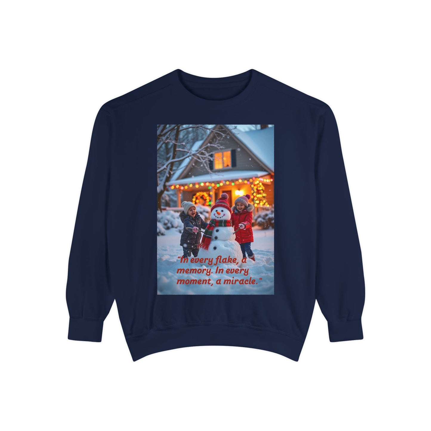 Cozy Holiday Sweatshirt - Memory Moments, Winter Style, Christmas Gift, Family Gathering, Comfy Layer