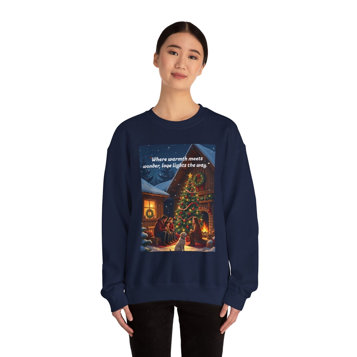 Cozy Holiday Crewneck Sweatshirt - Christmas Gift, Unisex Sweatshirt, Winter Apparel, Festive Fashion, Warmth and Wonder