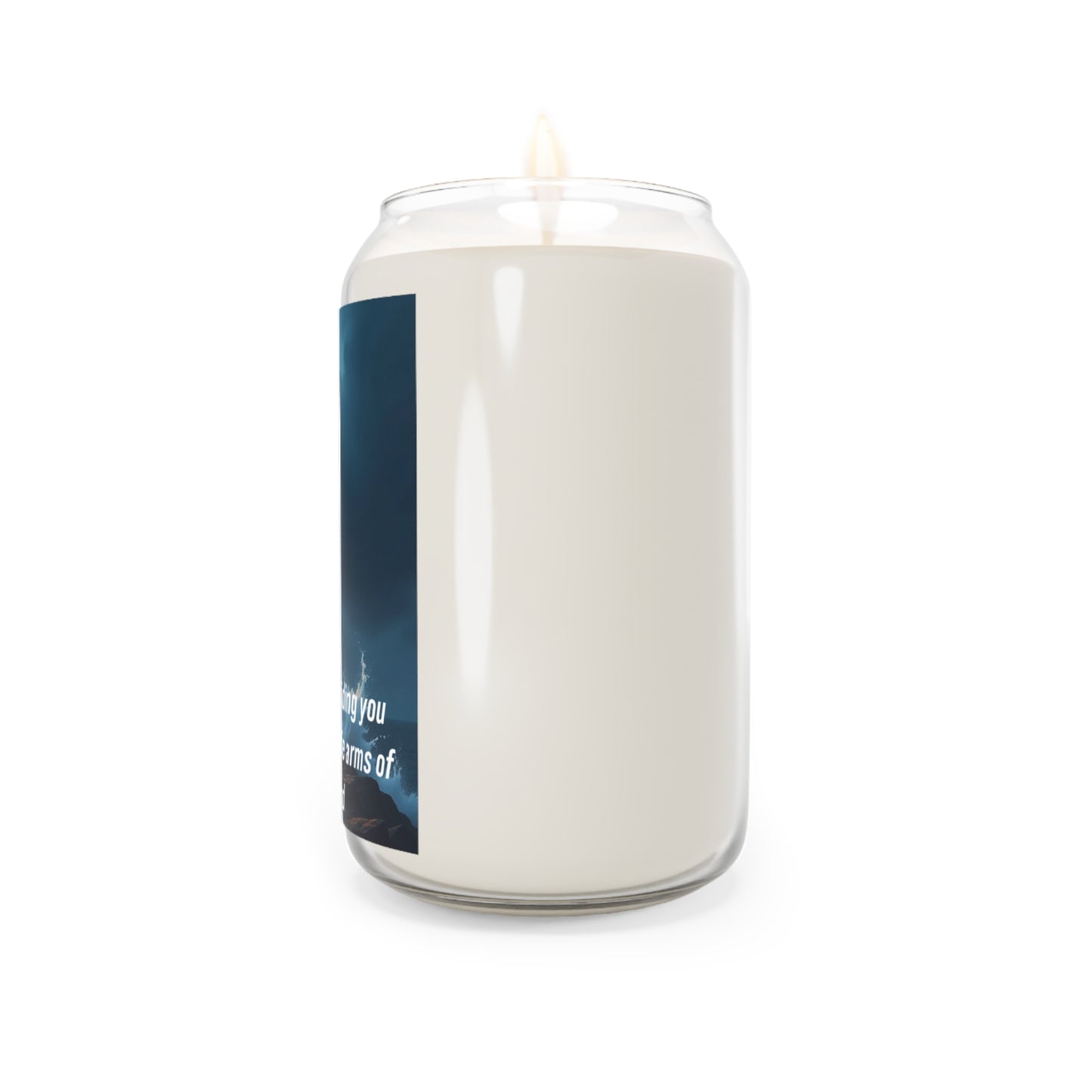 Lighthouse Soy Candle — "The light is guiding you home to the safe arms of the Lord" (13.75oz)
