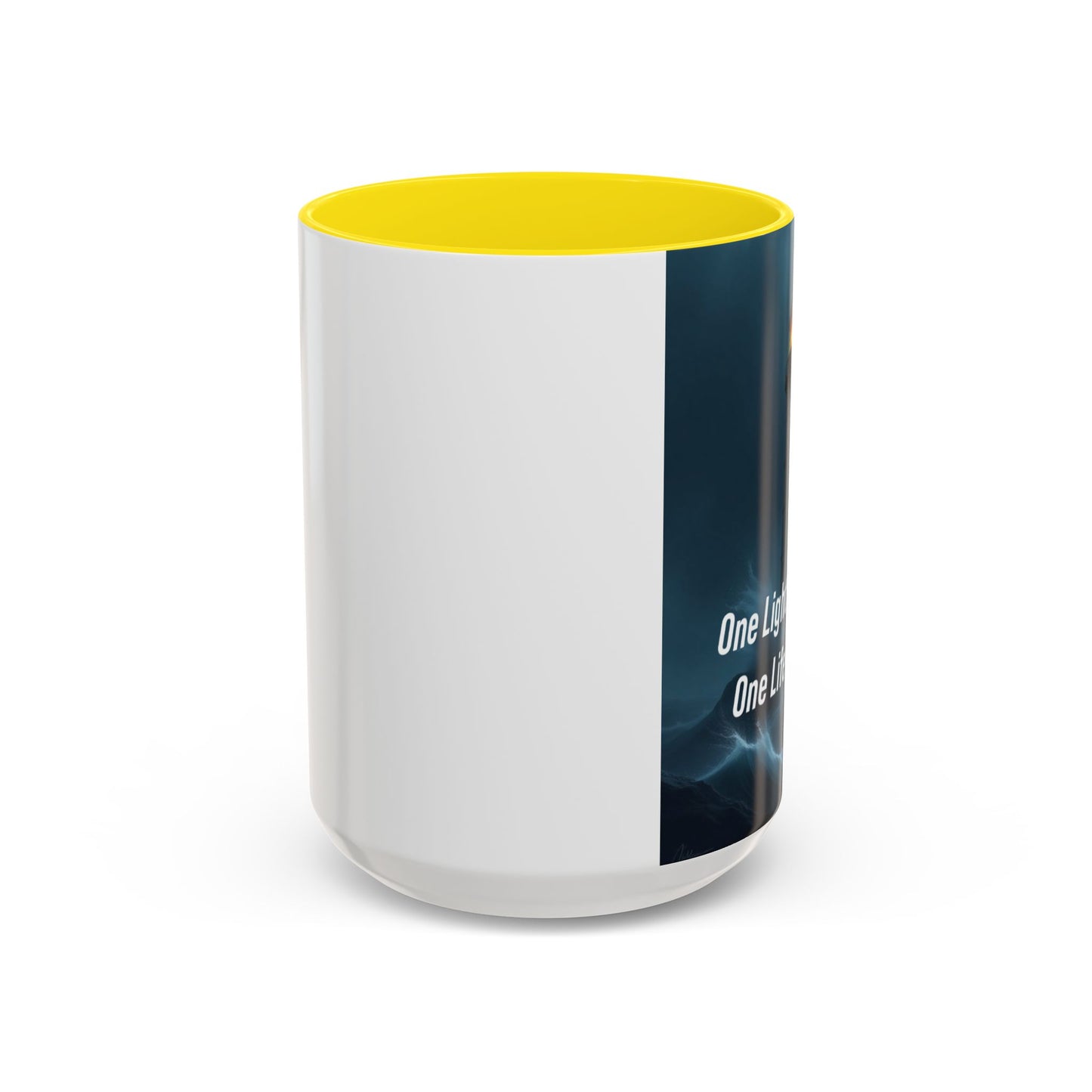 Lighthouse 'One Light, One Hope' Accent Coffee Mug