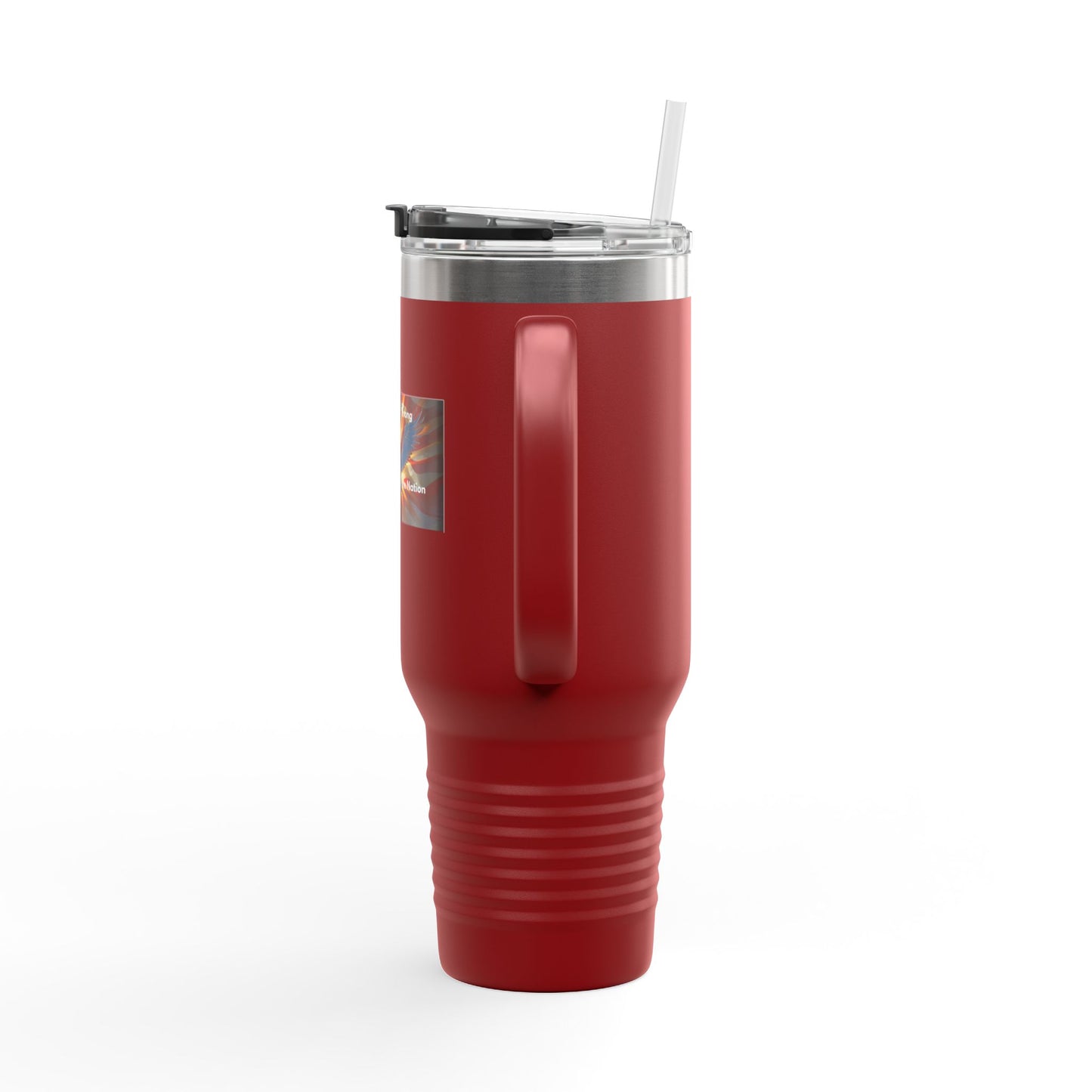 40oz Insulated Travel Mug — Freedom Wings Design