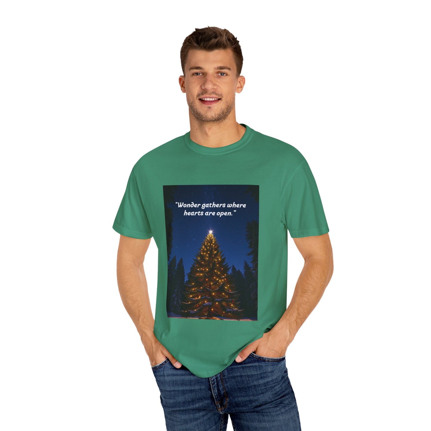 Chris tmas  Quote T-shirt, Unisex Cotton Tee, Holiday Gift, Heartwarming Apparel, Winter Fashion, Gift for Him/Her