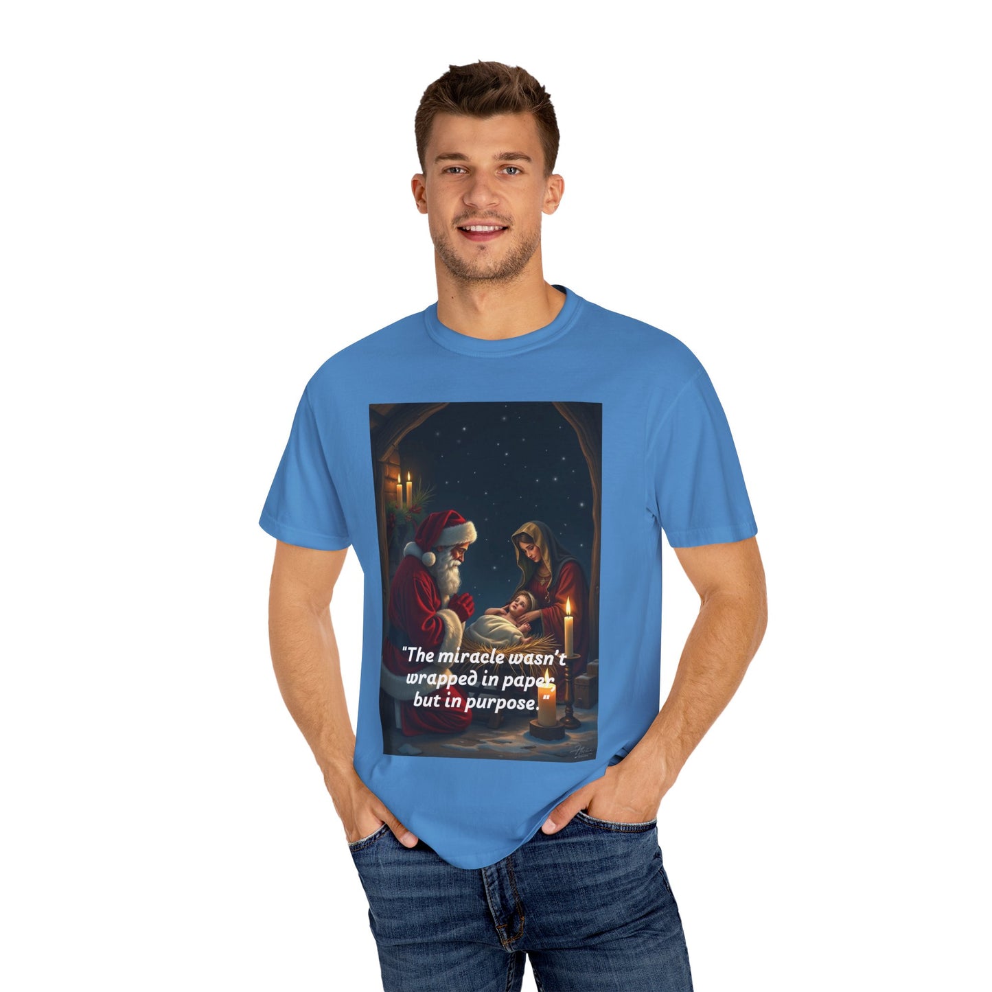 Christmas Miracle T-Shirt, Unisex Holiday Tee, Gift for Men and Women, Festive Apparel, Unique Christmas Present, Cozy and Comfortable Wear