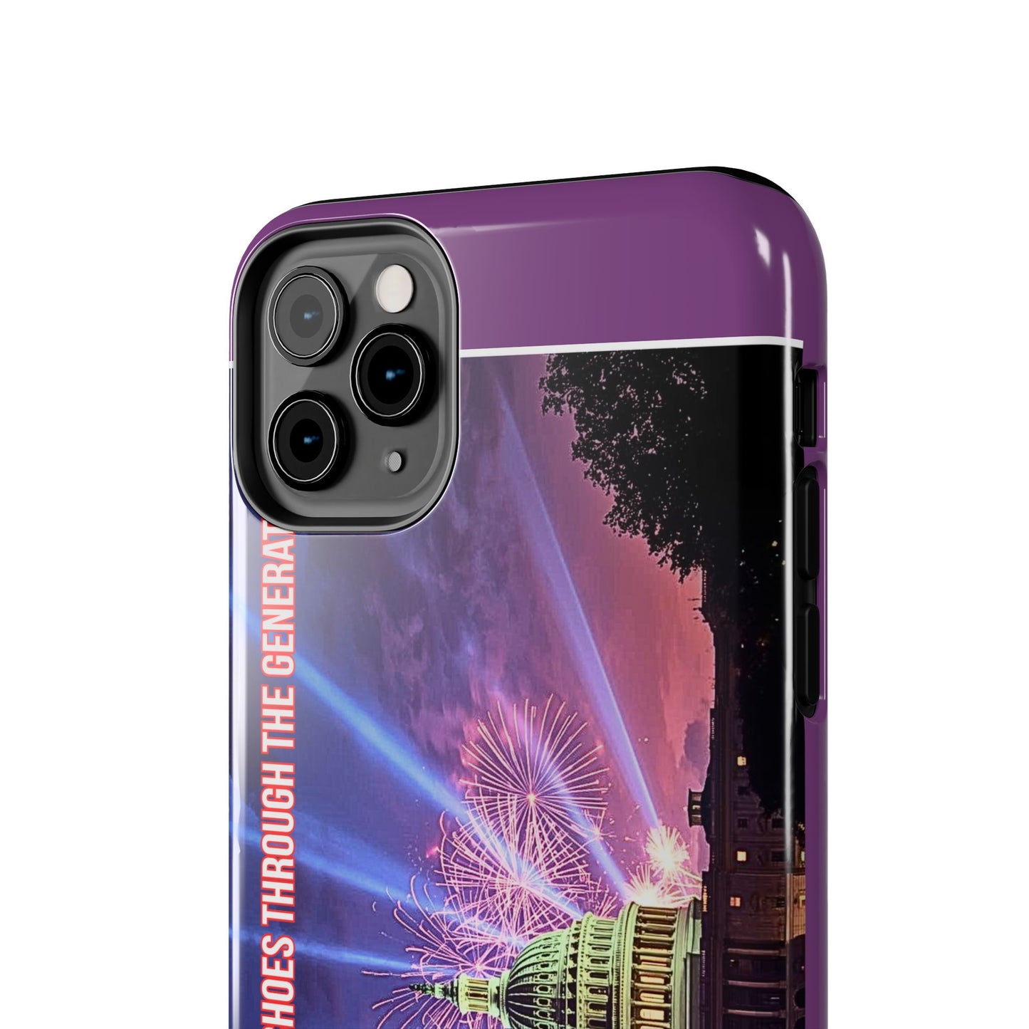 Capitol Fireworks Tough Phone Case — “Where Freedom’s Voice Echoes Through the Generations”