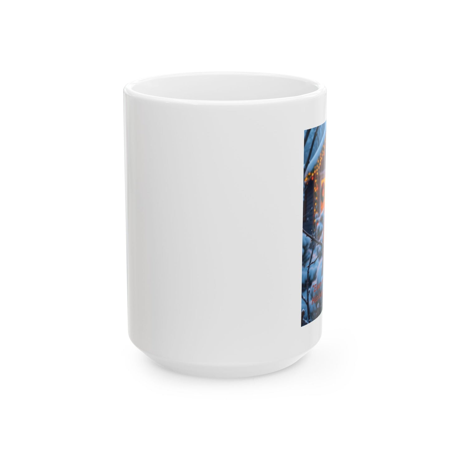 Festive Cardinal Charm Ceramic Mug - Winter Holiday Drinkware, Cozy Gift for Bird Lovers, Christmas Decor, 11oz/15oz 301
