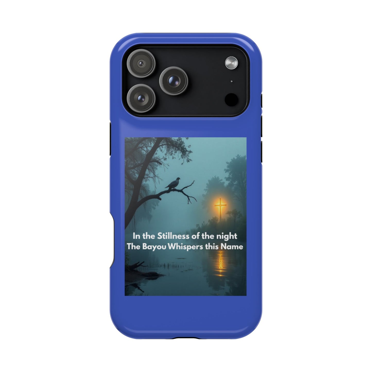 Magnetic Impact-Resistant Phone Case — Bayou Night Scene with Poem