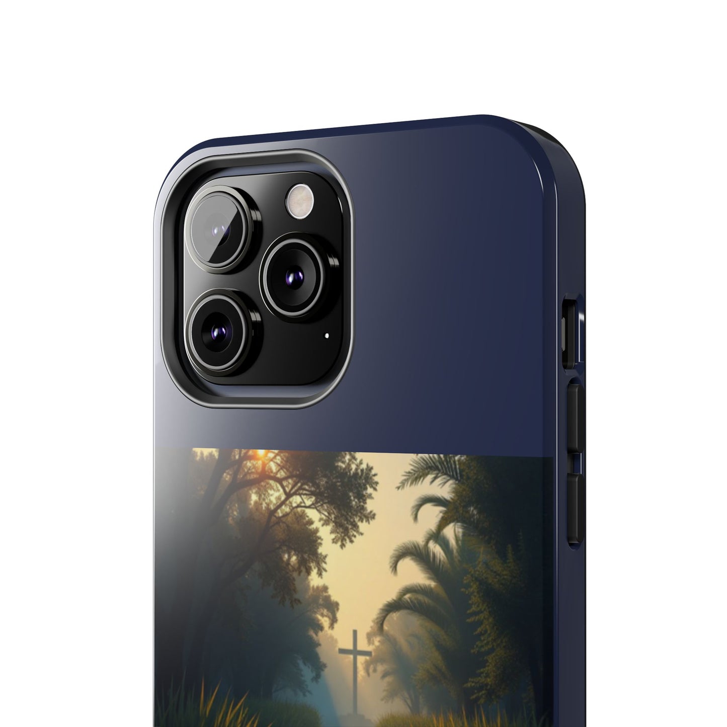 Bayou Cross Phone Case — "In the Stillness of the Night, The Bayou Whispers His Name"