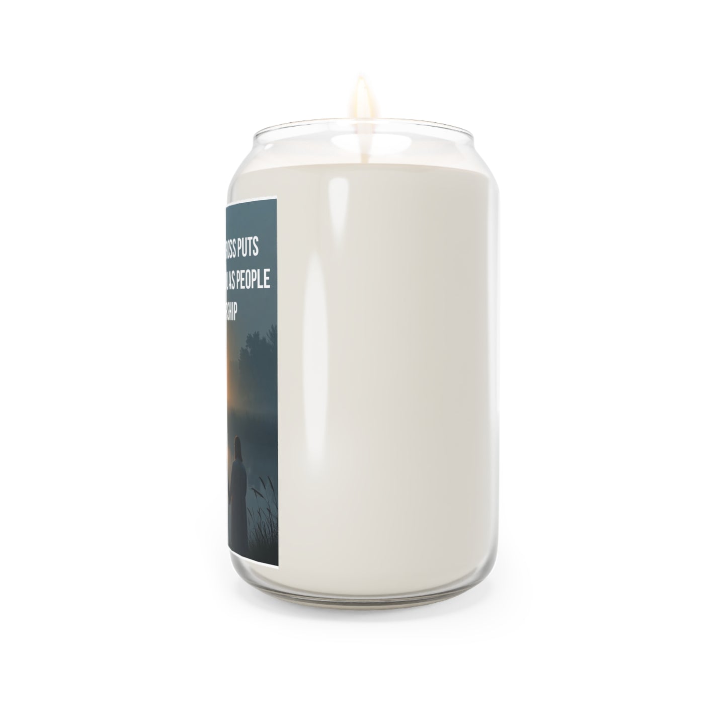 Christian Bayou Scented Soy Candle – "The Light of the Cross" 13.75oz