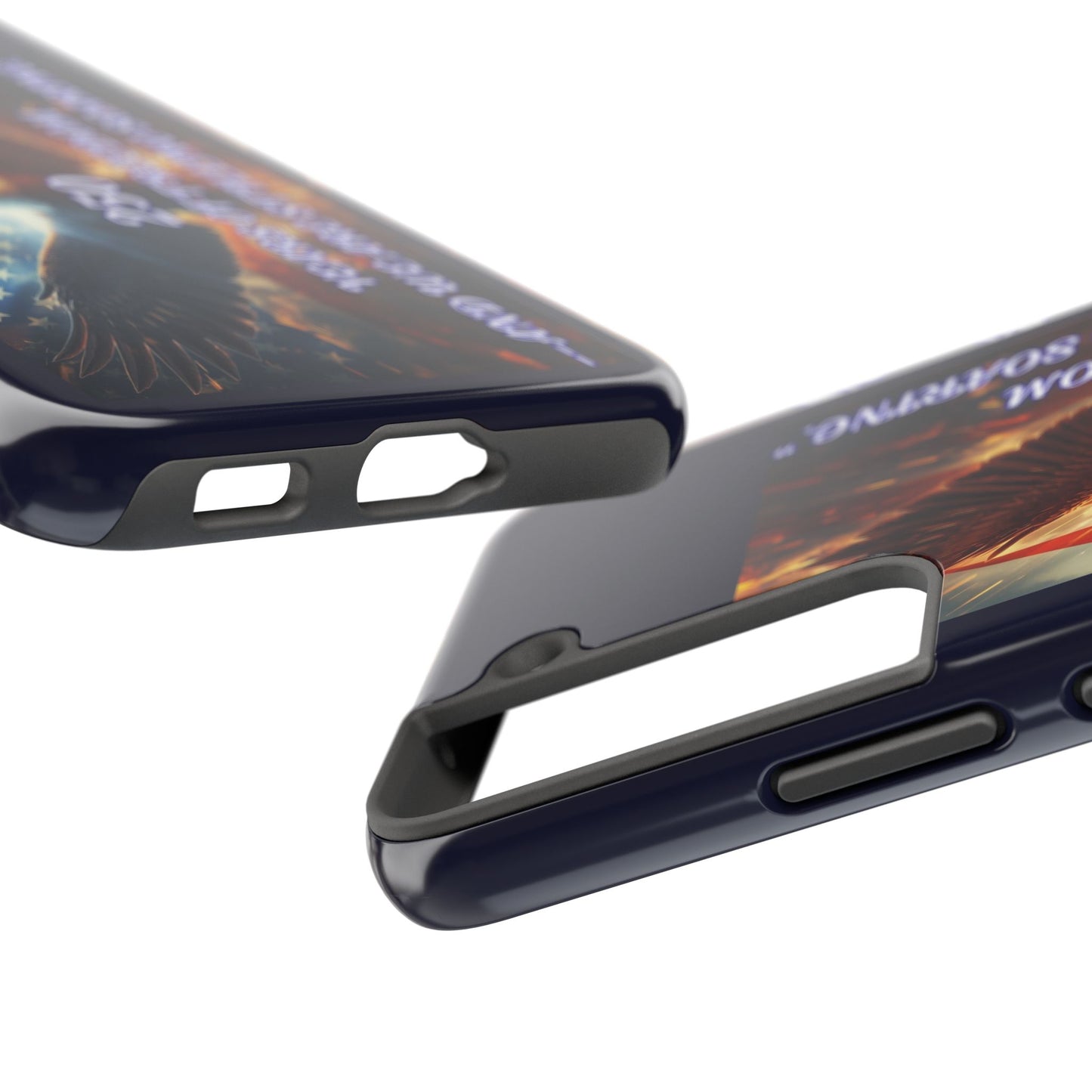 Patriotic Eagle Phone Case — "250 Years of Freedom" Durable Protective Case