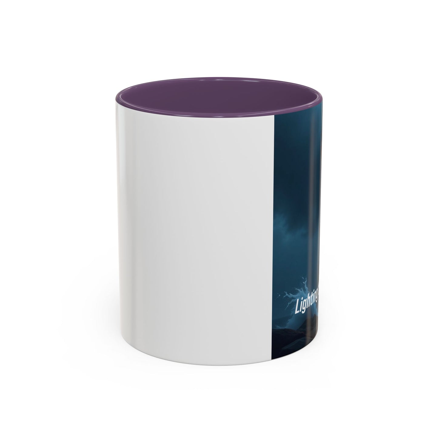 Lighthouse Coffee Mug - "Lighting the Way Home to Safety" Accent Mug