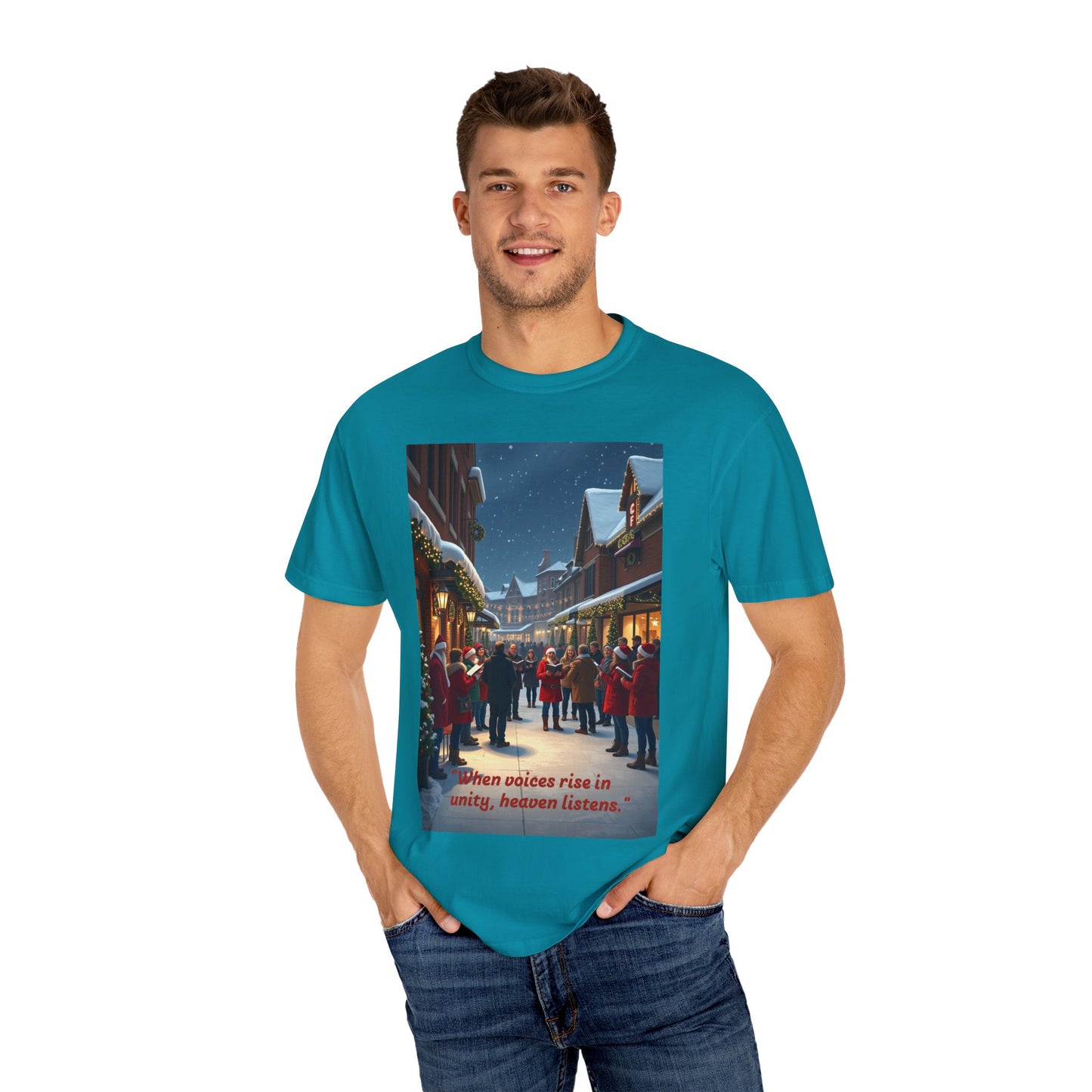 Cozy Winter Caroling T-Shirt - Perfect for Christmas Gatherings, Holiday Parties, and Seasonal Celebrations, Gift Idea for Music [...]