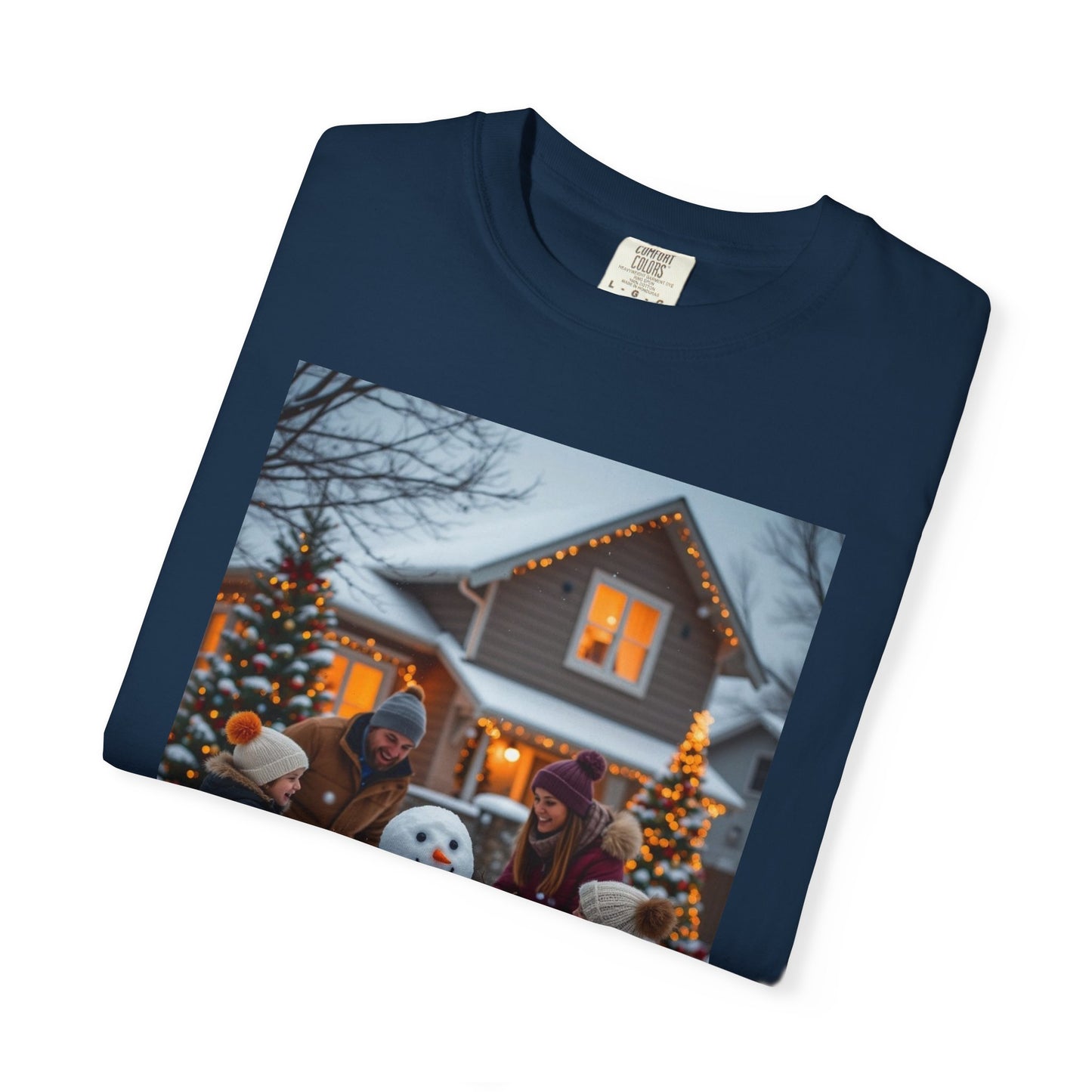 Warm Winter Family T-Shirt, Holiday Tee, Christmas Shirt, Family Gathering Apparel, Cozy Festive Top