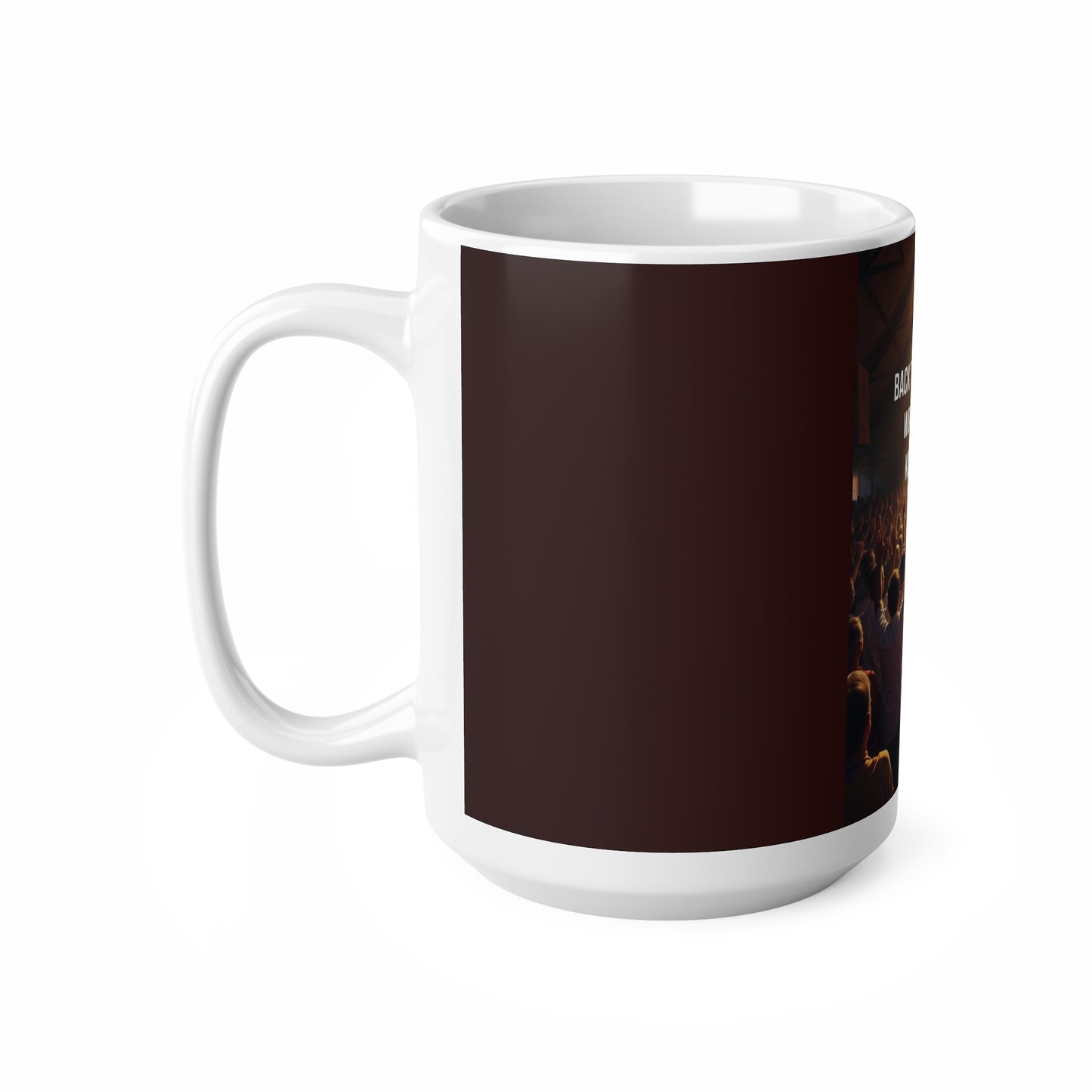 Worship Coffee Mug — "Back to the Heart of Worship to the King of Kings" Ceramic Mug (11oz & 15oz)