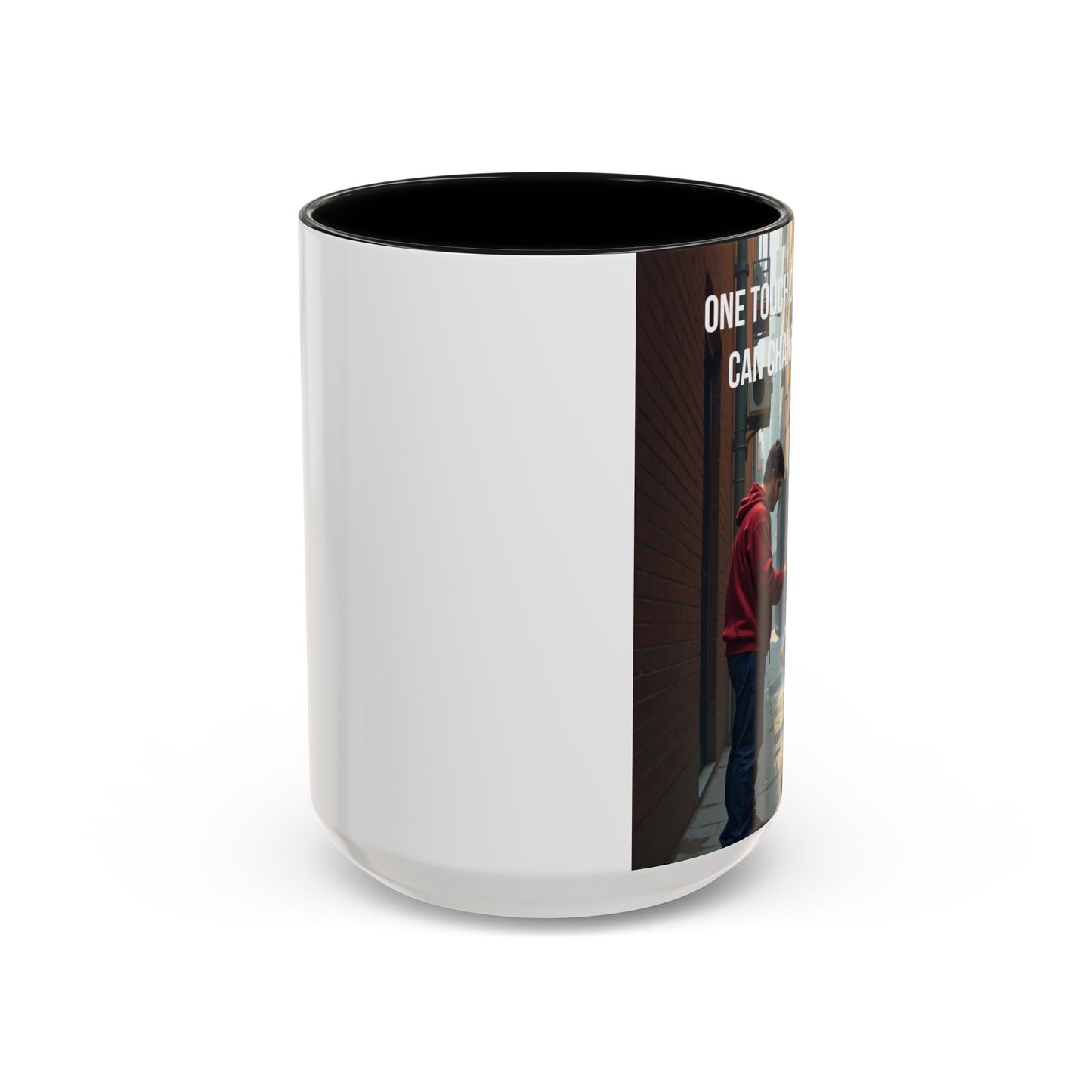 Kindness Quote Coffee Mug – "One Touch of Kindness Can Change a Soul" Accent Mug