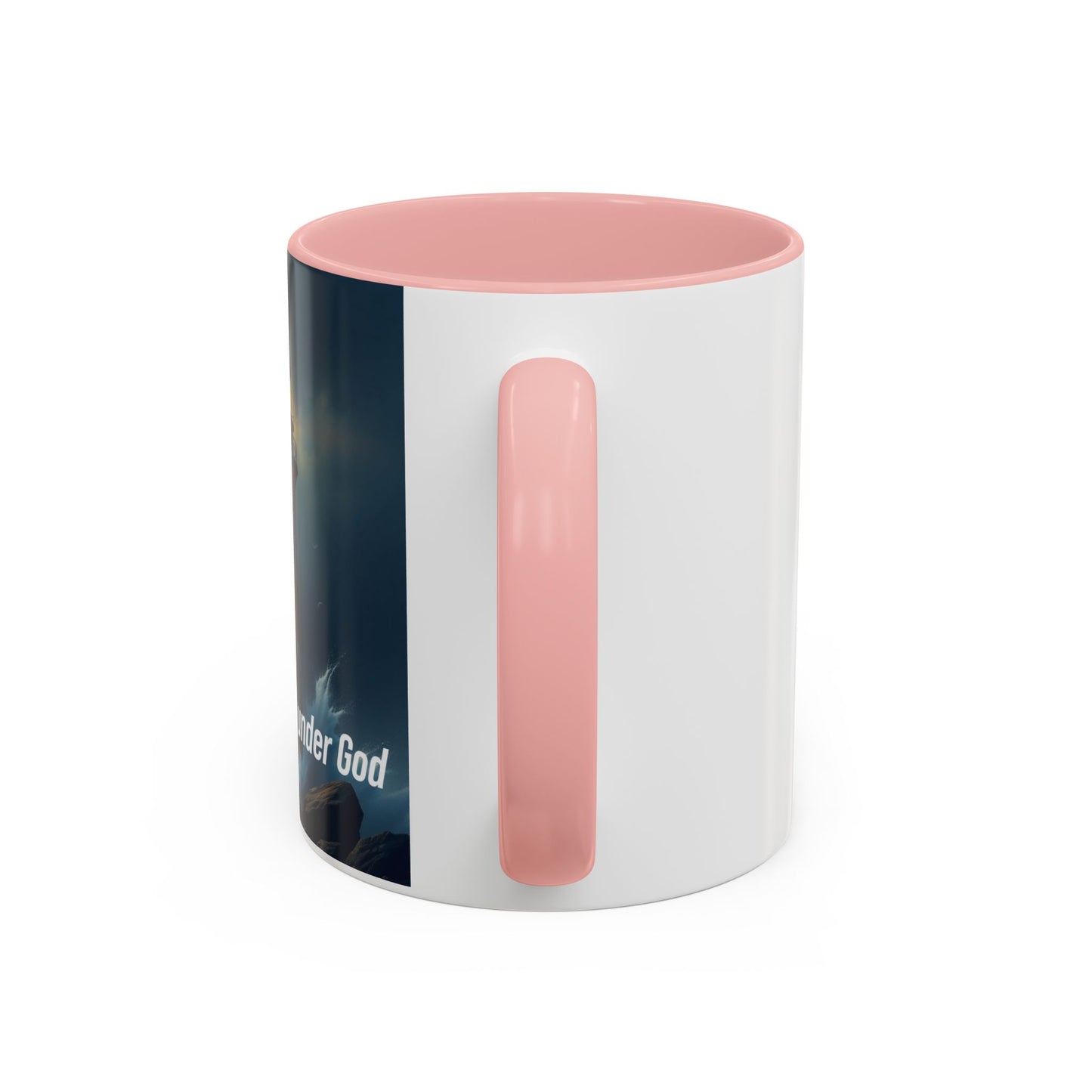 Lighthouse Coffee Mug — "One Nation Under God" Inspirational Accent Mug