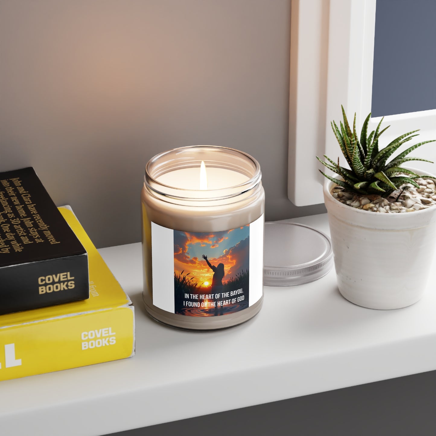 Bayou Faith Soy Candle 9oz — "In the Heart of the Bayou, I Found of the Heart of God"