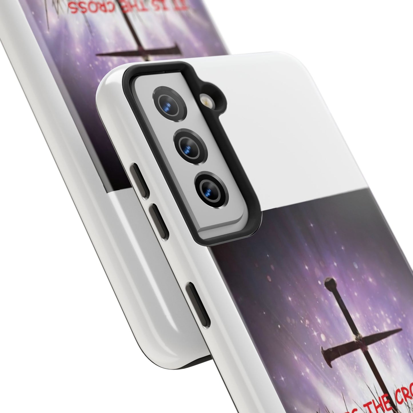 Christian Cross Phone Case — “It Is The Cross” Tough Protective Case
