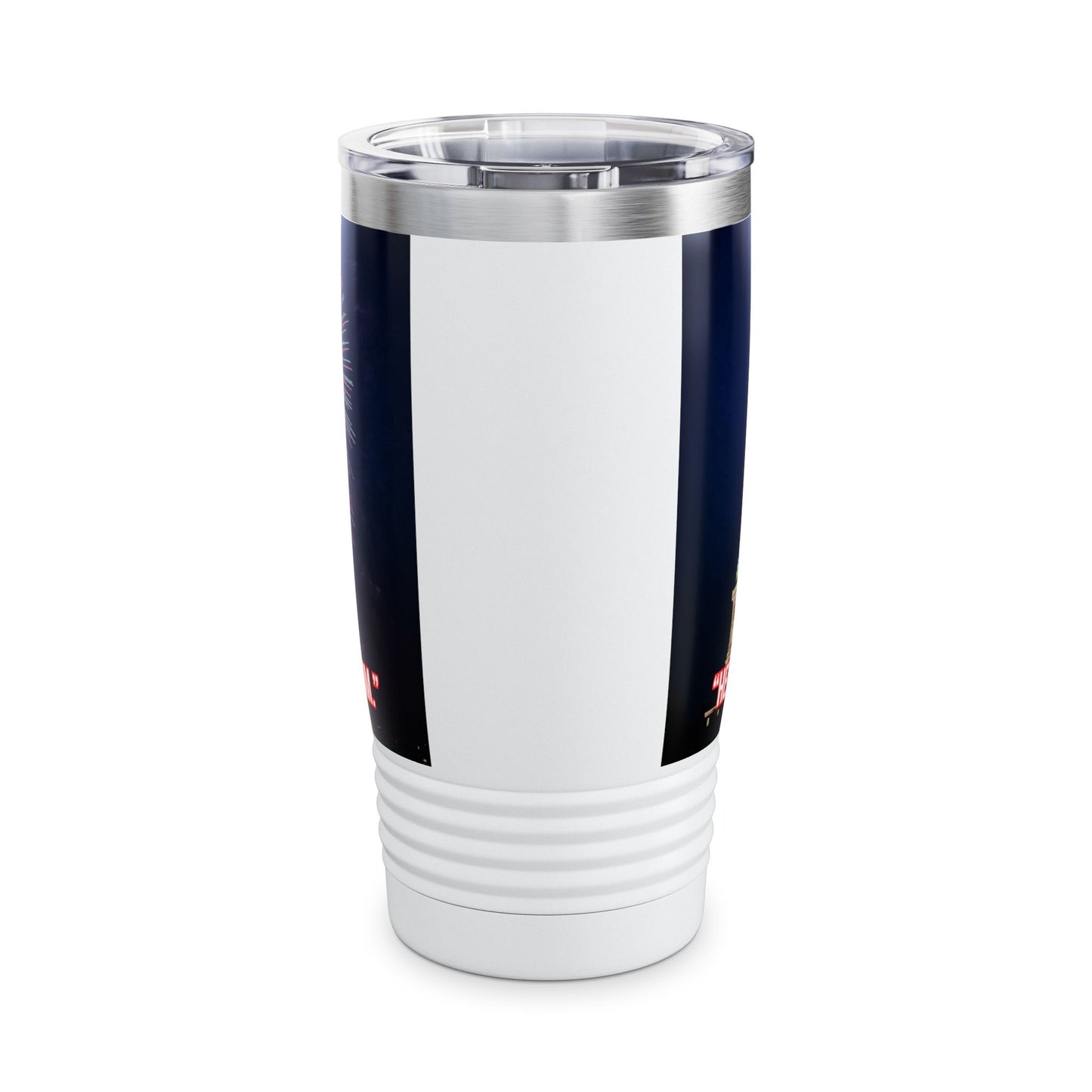 Statue of Liberty Fireworks 20oz Tumbler — "Her Torch Still Lights the Path"