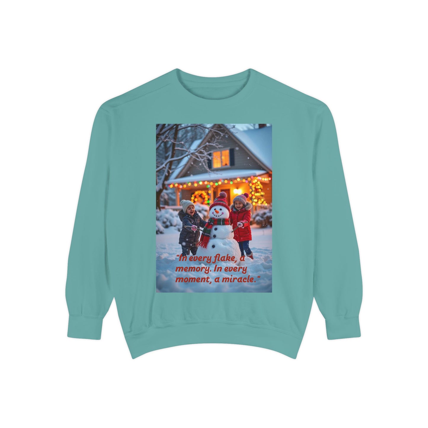 Cozy Holiday Sweatshirt - Memory Moments, Winter Style, Christmas Gift, Family Gathering, Comfy Layer