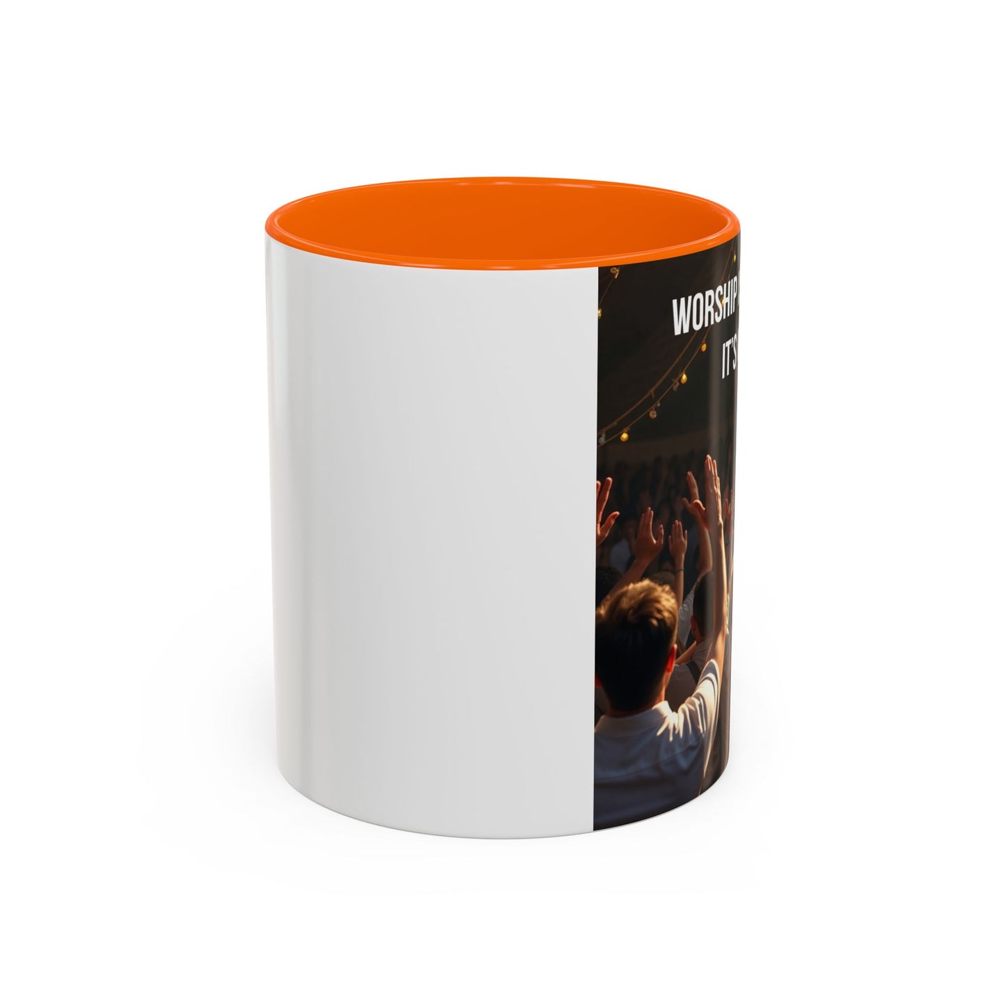Worship Isn't What I Do — Accent Coffee Mug (11/15oz)