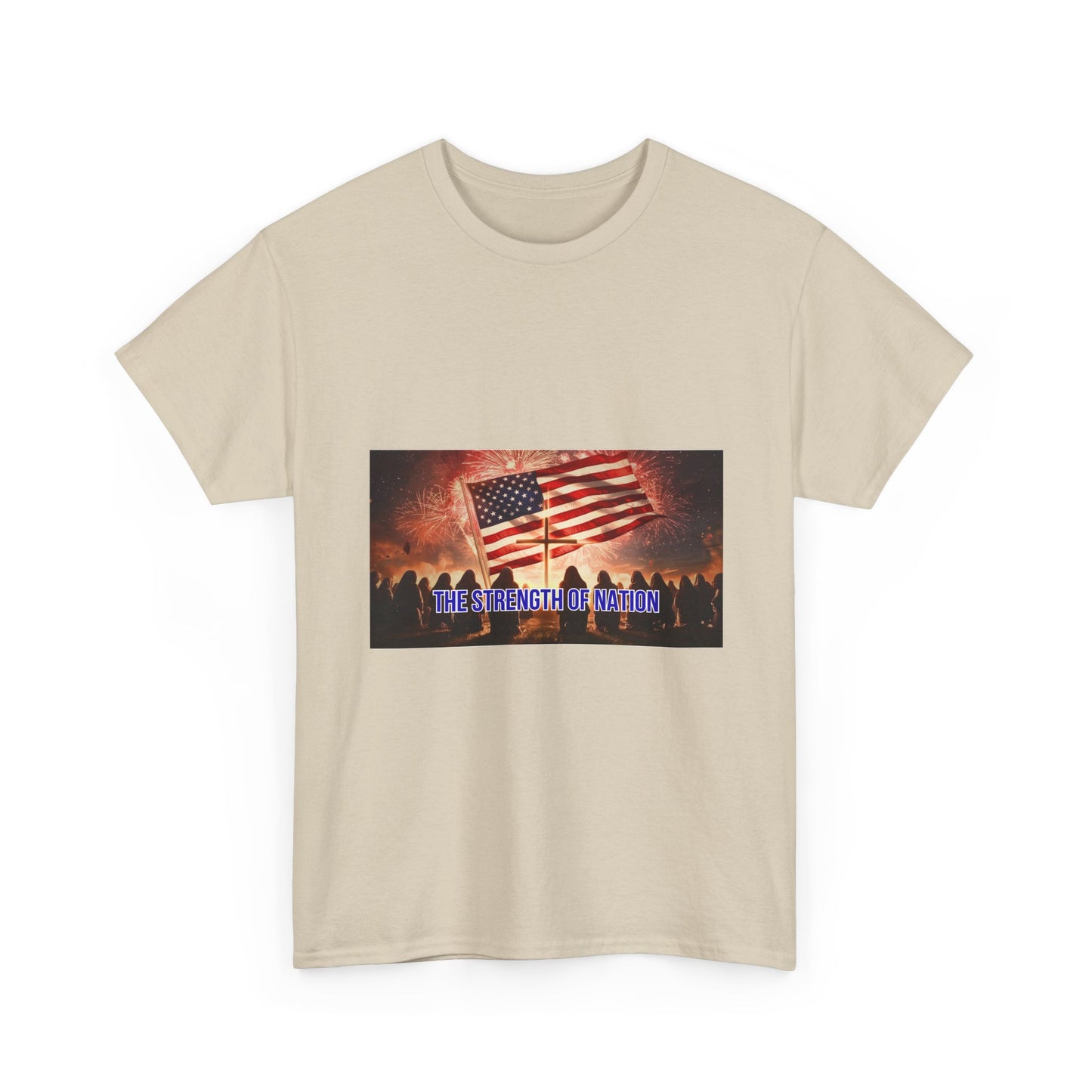 Patriotic American Flag Tee — 'Land of the Free' Graphic T-Shirt