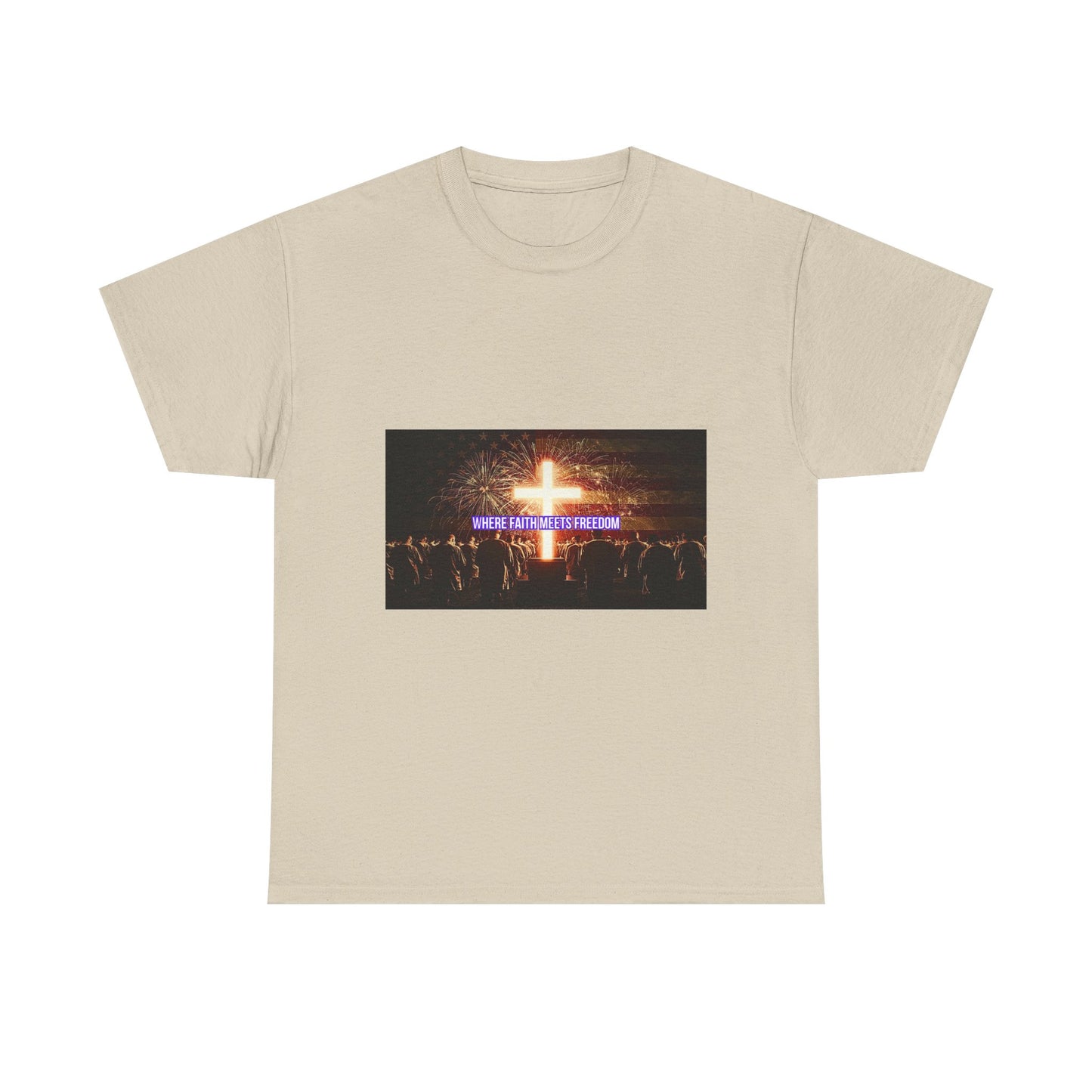 Christian Concert T-Shirt – 'Jesus Is My Confidence' Cross Graphic Tee