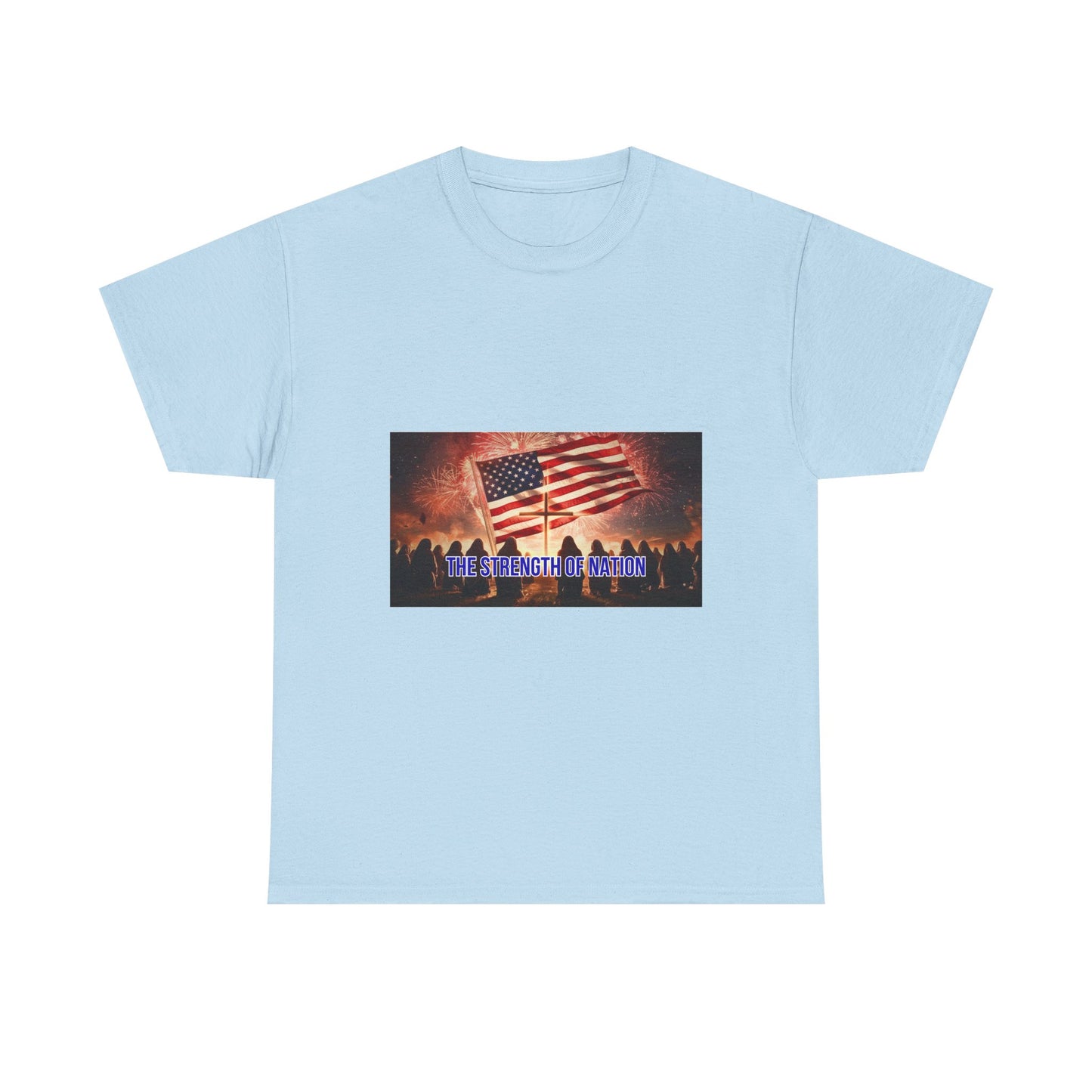 American Flag Tee — "One Nation Under God" Patriotic Cotton T-Shirt