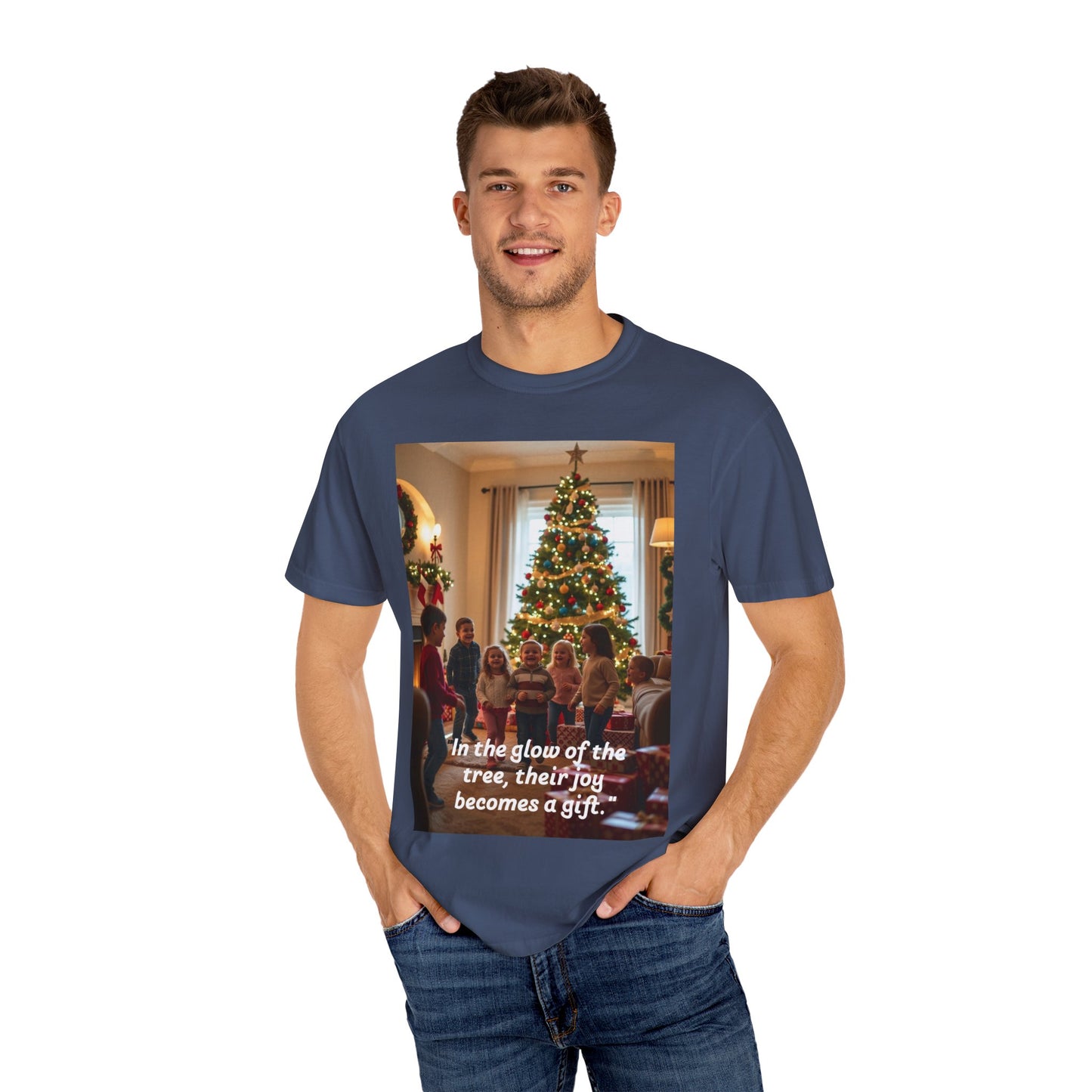 Warm Holiday Memories Unisex T-Shirt, Christmas Gift Shirt, Family Gatherings, Gift for Him/Her, Cozy Celebration Tee