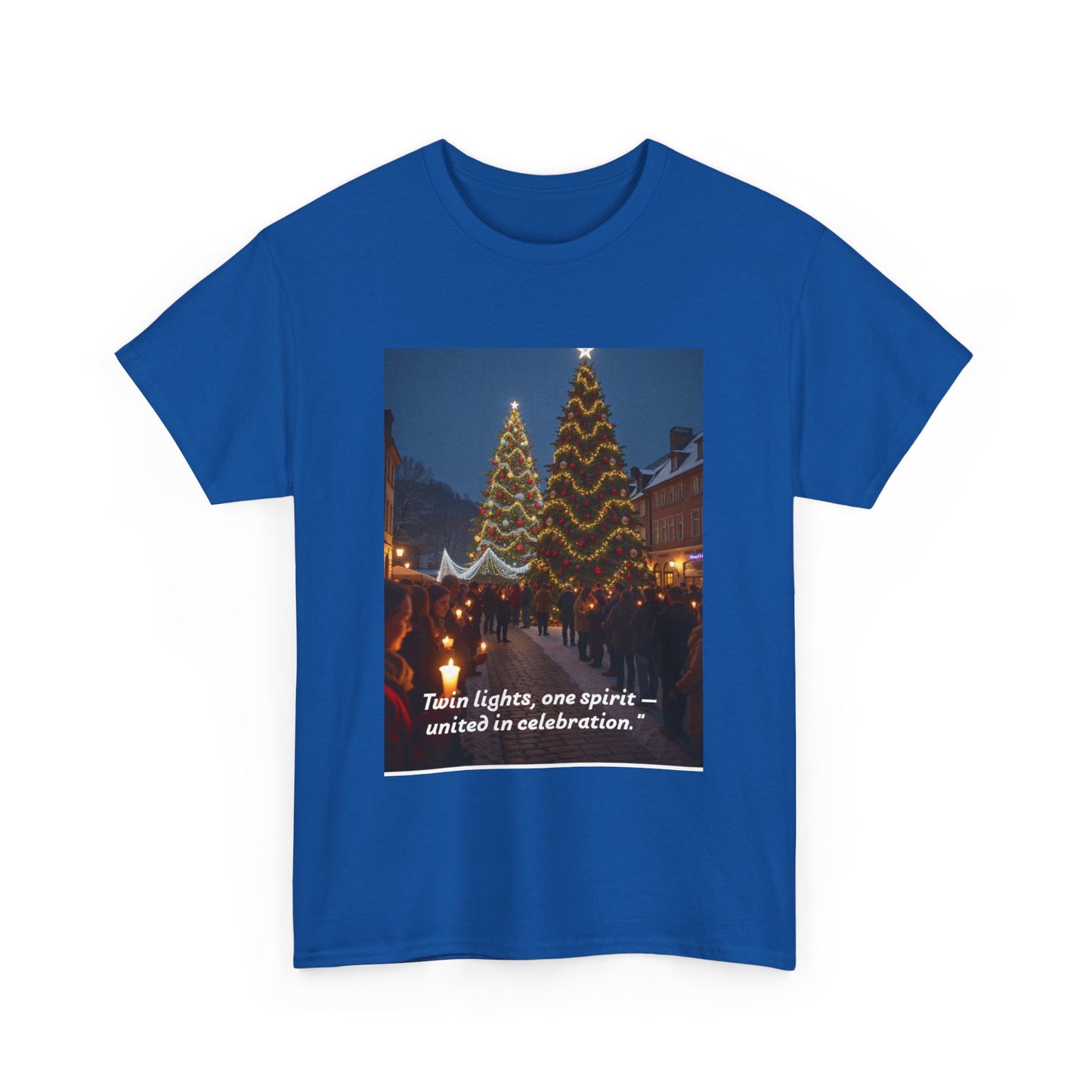 Christmas Celebration Unisex Heavy Cotton Tee, Holiday T-Shirt, Gift for Him/Her, Festive Apparel, Cozy Winter Wear, Family Gathering Shirt
