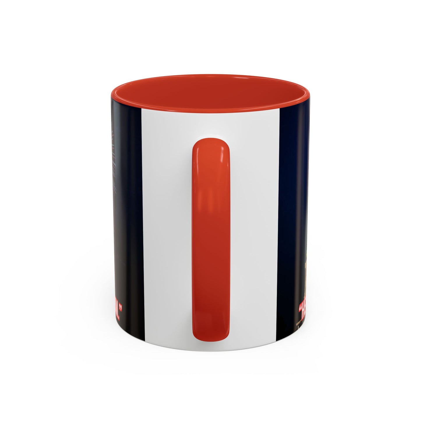 Fireworks Accent Coffee Mug — Inspirational "Lights the Path to Freedom" Design