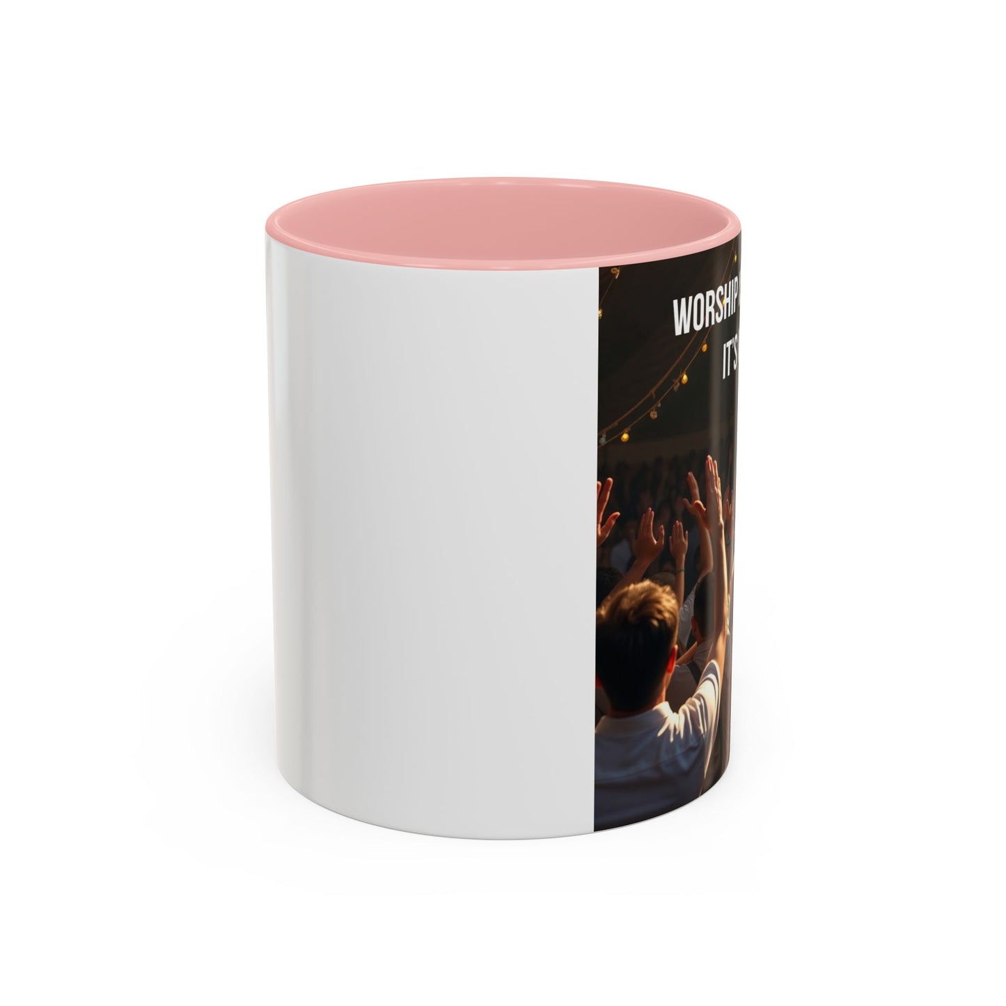 Worship Isn't What I Do — Accent Coffee Mug (11/15oz)
