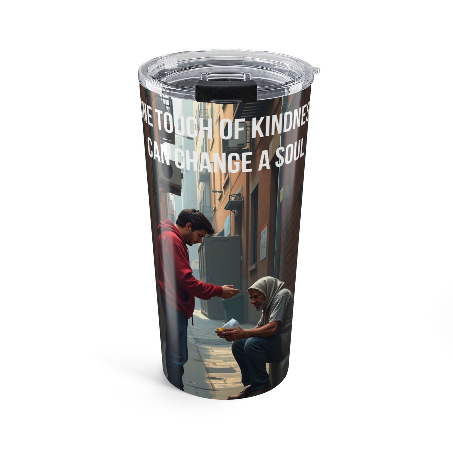 Tumbler — 'One Touch of Kindness Can Change a Soul' Inspirational 20oz Travel Tumbler