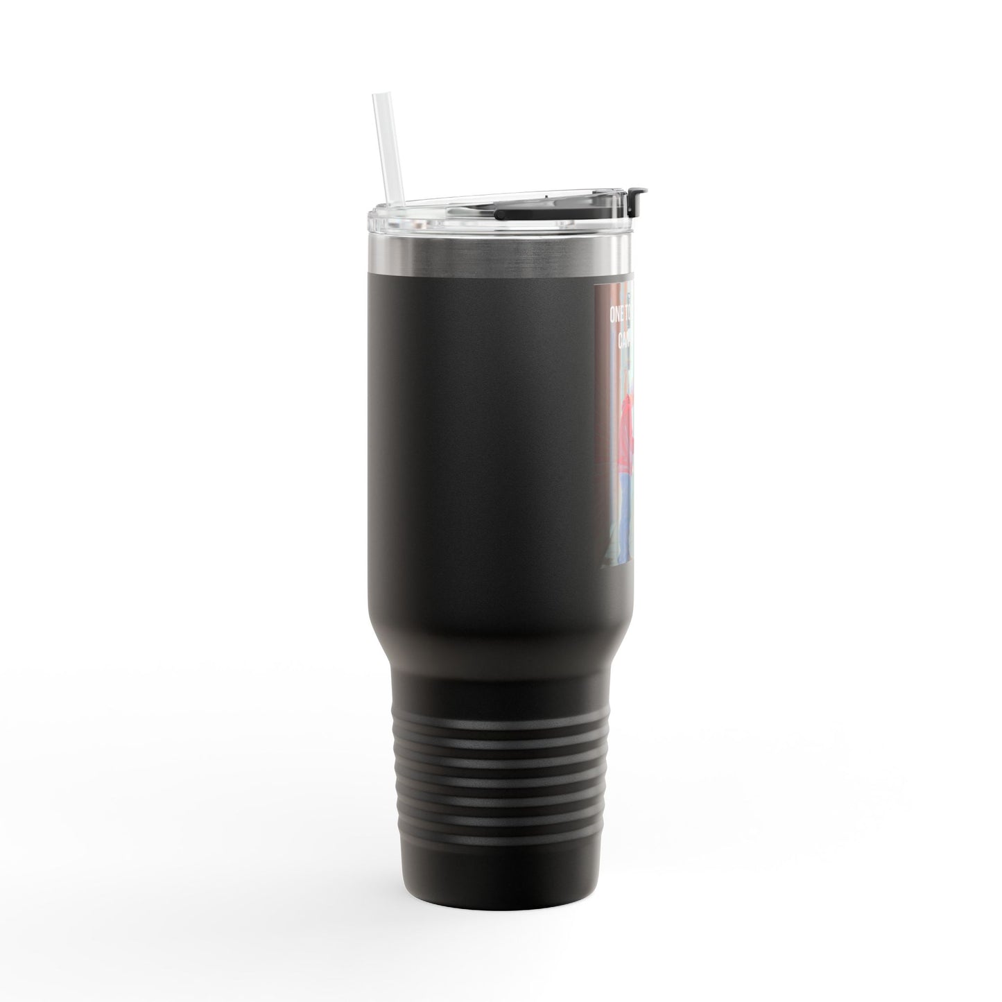 40oz Insulated Travel Mug — "One Tiny Act Of Kindness Can Change A Soul" Photo Design