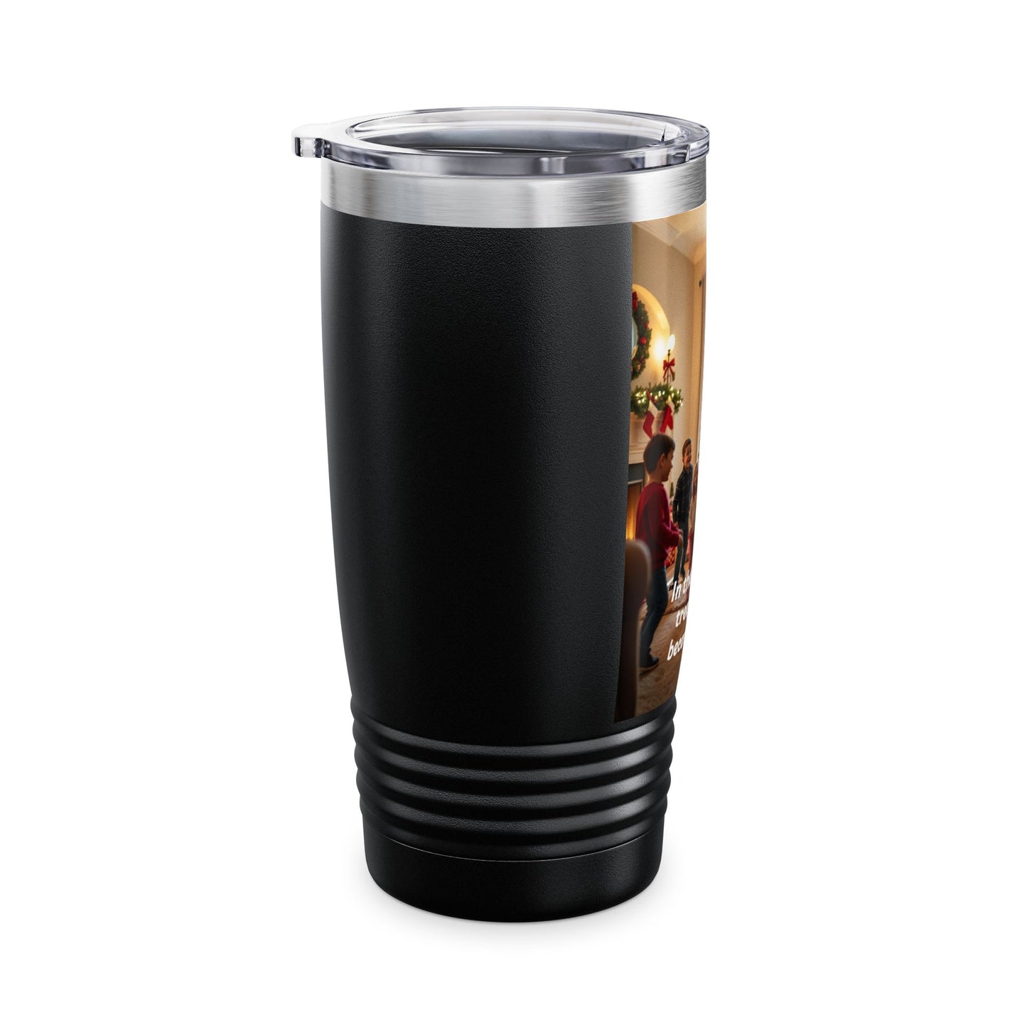 Christmas Scene Tumbler, 20oz Travel Mug, Holiday Gift, Family Gathering Cup, Joyful Memories Drinkware  334