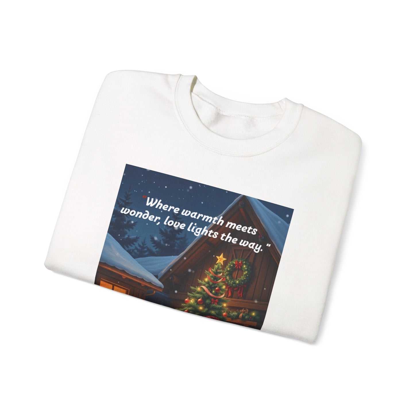 Cozy Holiday Sweatshirt | Where Warmth Meets Wonder, Christmas Gift for Winter, Family Gatherings, Festive Apparel, Seasonal Fashion